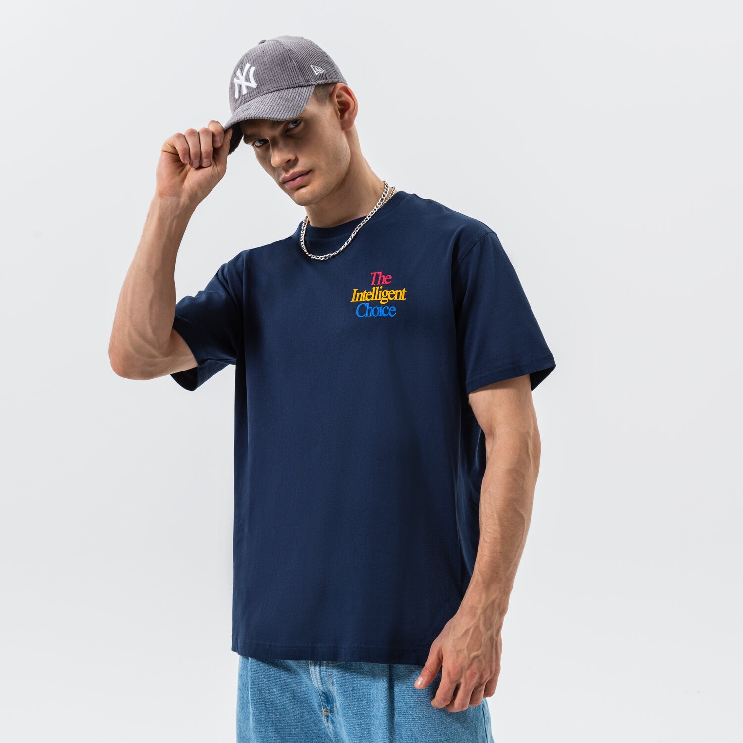 Herren T-Shirt NEW BALANCE T-SHIRT ATHLETICS INTELLIGENT CHOICE MT23502NGO Dunkelblau