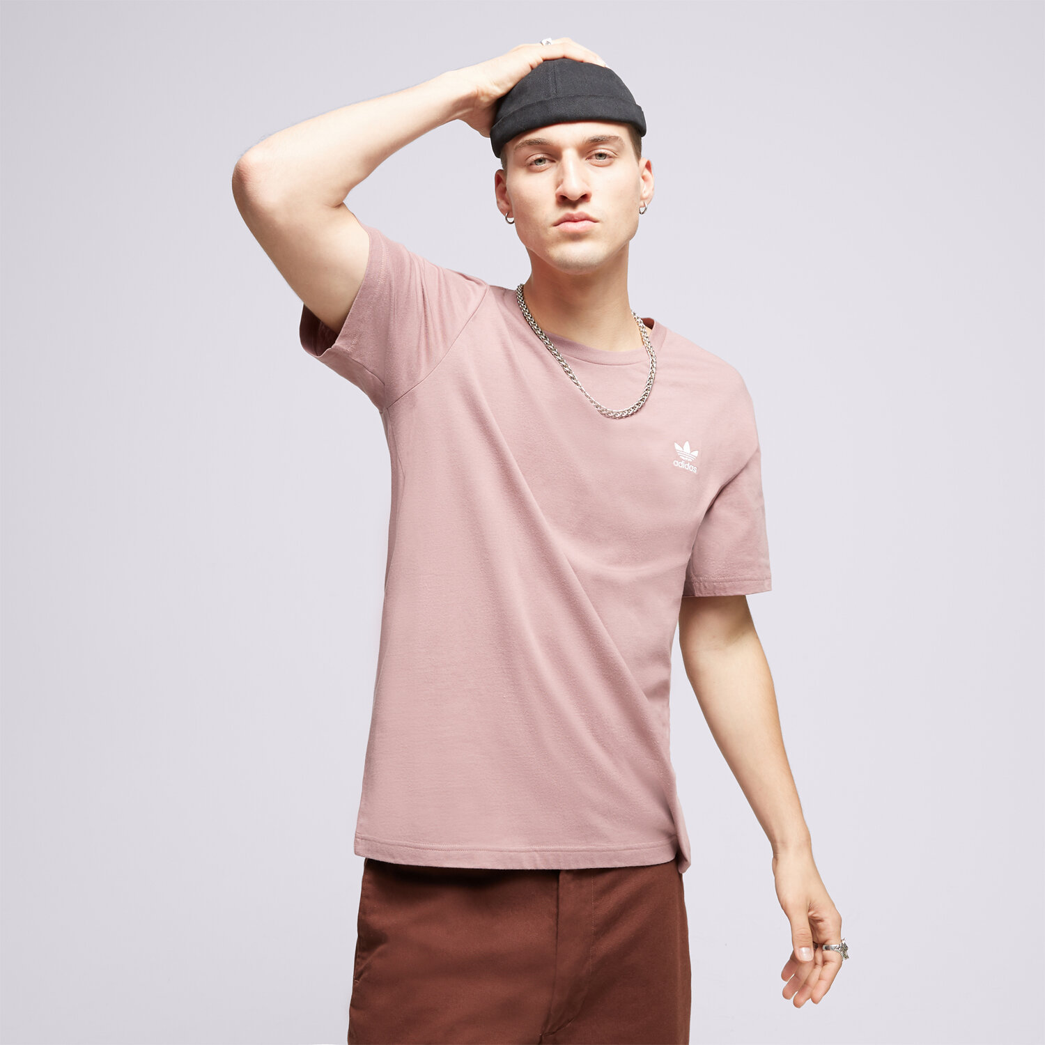 Herren T-Shirt ADIDAS T-SHIRT ESSENTIAL TEE HJ7984 Braun