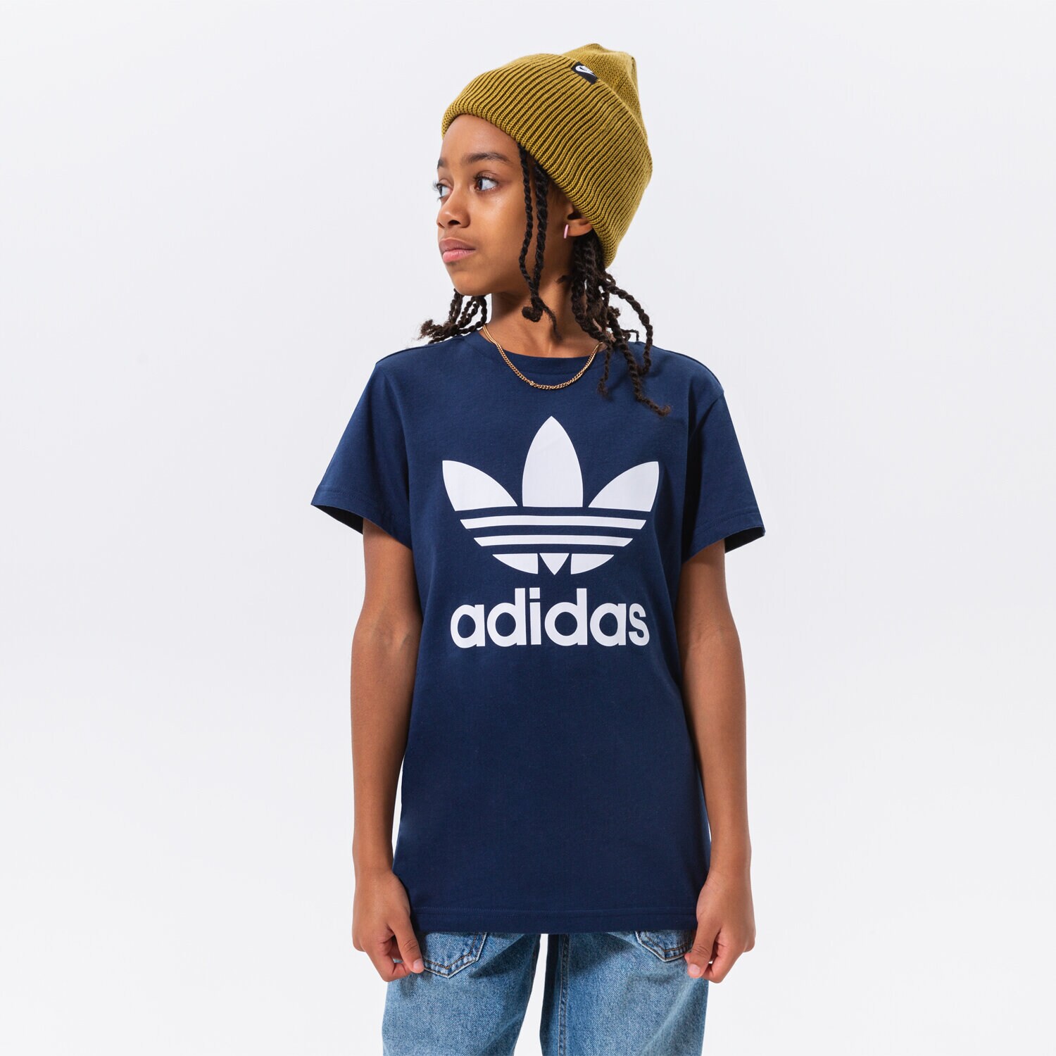 Kinder T-Shirt ADIDAS T-SHIRT TREFOIL TEE U HK0260 Schwarz