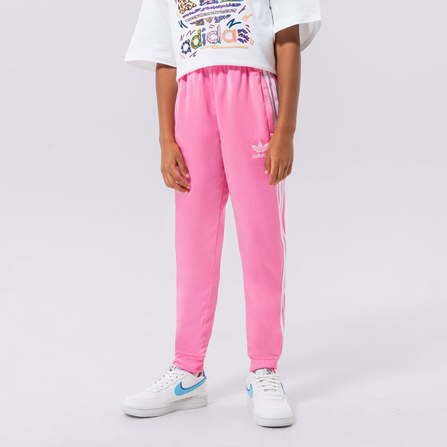Kinder Hosen ADIDAS HOSE SST TRACK PANTS GIRL HK0329 Rosa
