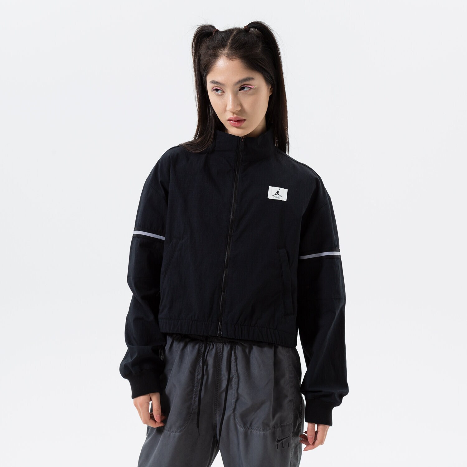 Damen Übergangsjacke JORDAN JACKE W J FLIGHT WVN JACKET DQ4625-010 Schwarz