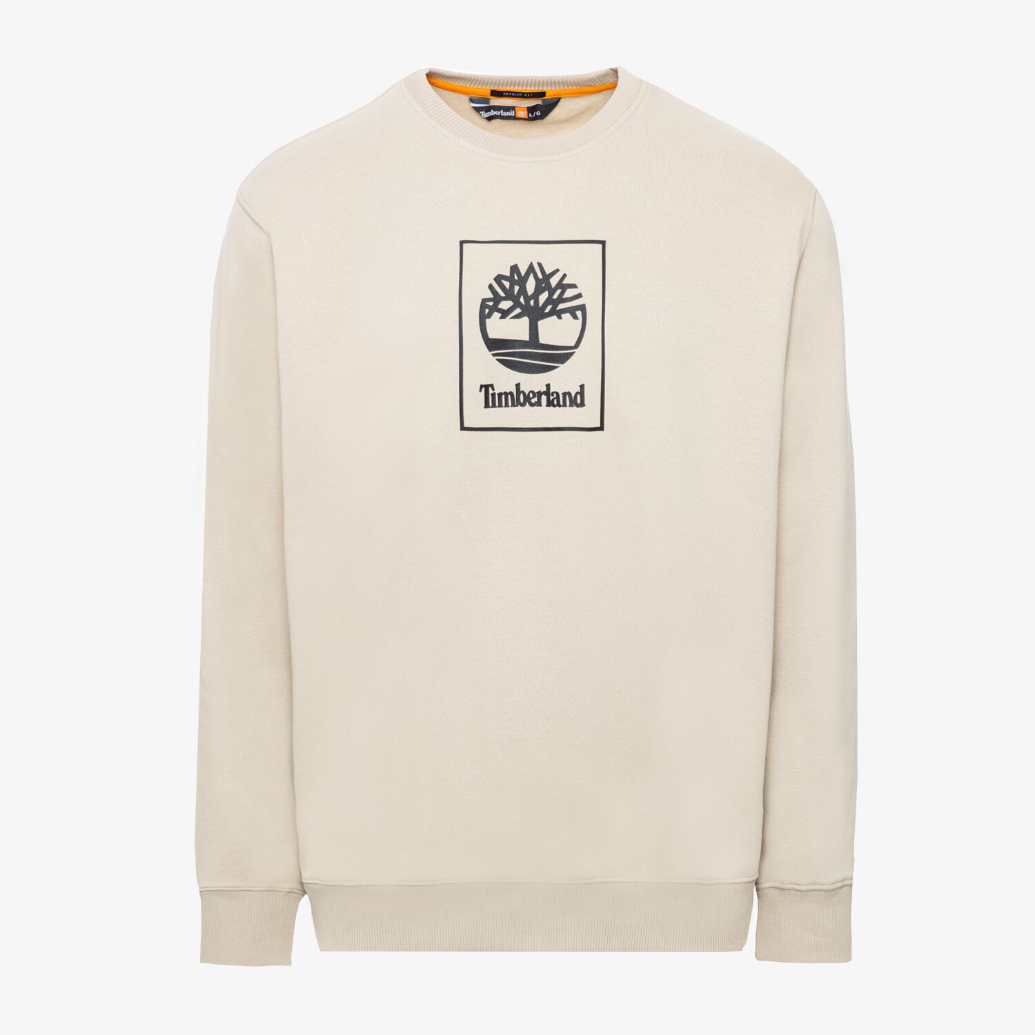Herren TIMBERLAND SWEATSHIRT STACK   LOGO SWEAT ISLAND FOSSIL TB0A5ZJ9CY21 Beige
