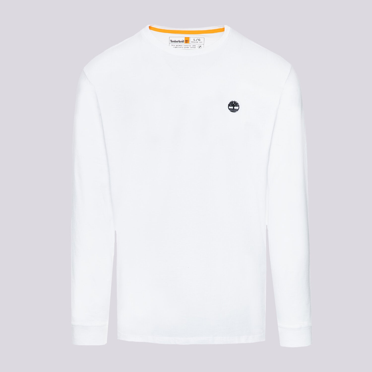 Herren T-Shirt TIMBERLAND T-SHIRT LS CHEST LOGO T WHITE TB0A2FQD1001 Weiß