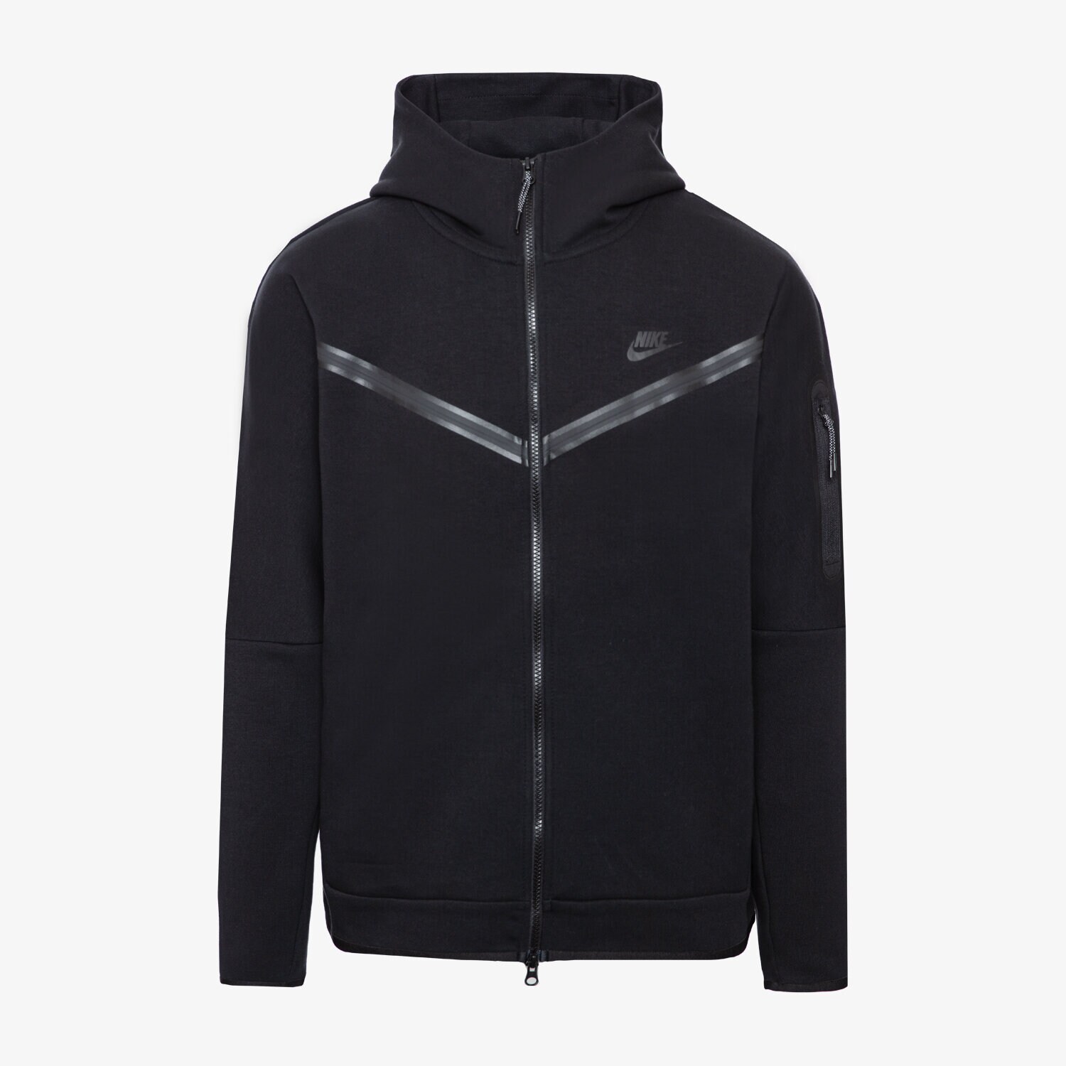 Herren NIKE SWEATSHIRT MIT REIßVERSCHLUSS Z KAPTUREM NSW TECH FLC CU4489-010 Schwarz