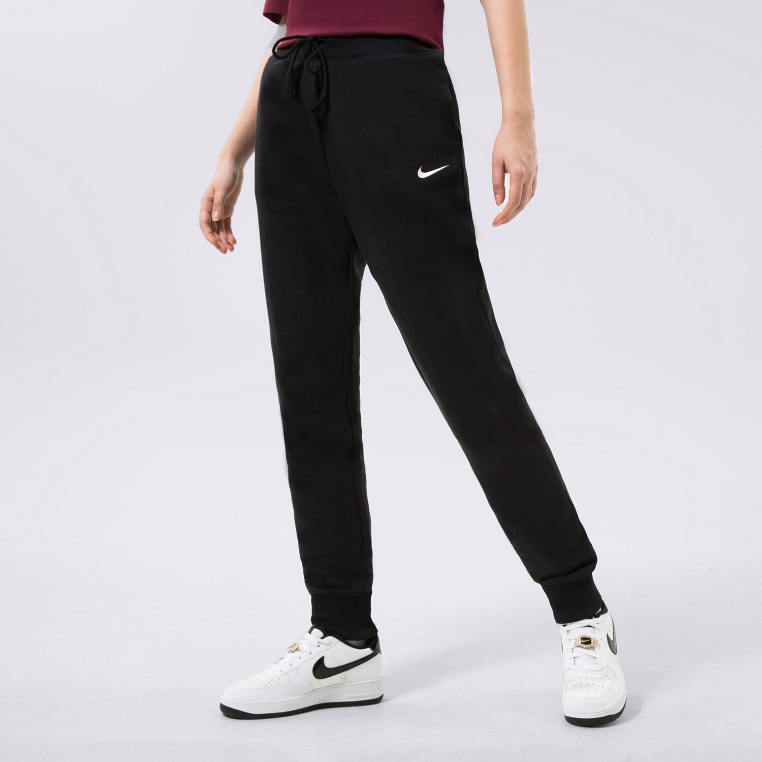 Damen Hosen NIKE HOSE W NSW STYLE FLC HR PANT STD DQ5688-010 Schwarz