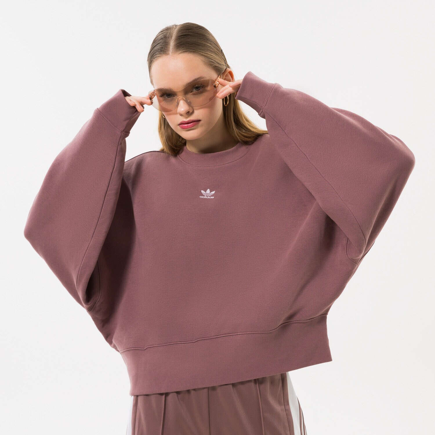 Damen ADIDAS SWEATSHIRT HJ7866 Violet