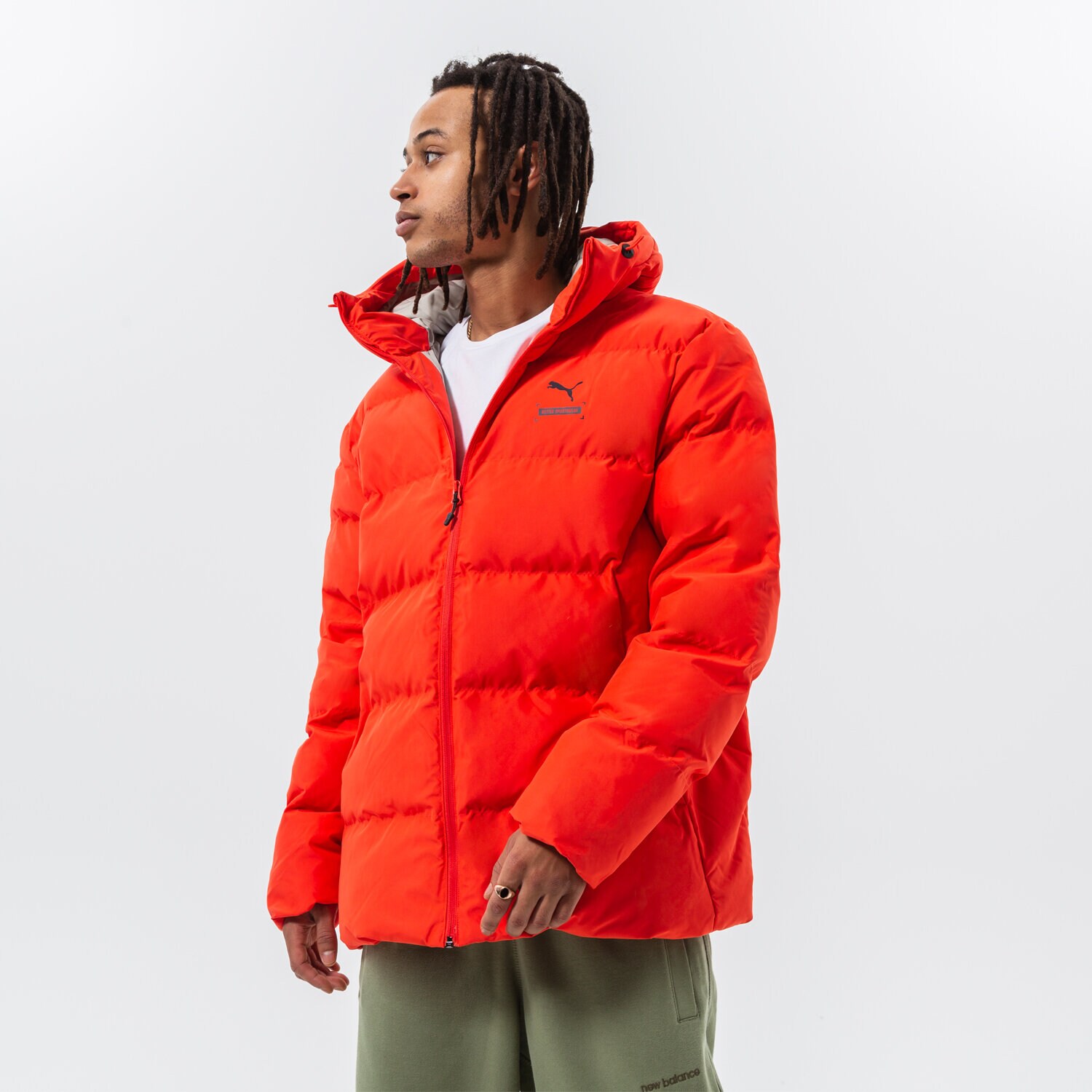 Herren Winterjacke PUMA JACKE WINTER BETTER SPORTSWEAR HOODED PUFFER 849331 26 Rot