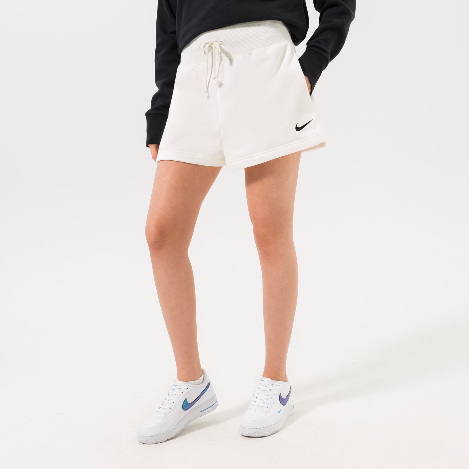 Damen Shorts NIKE SHORTS W NSW PHNX FLC HR SHORT FD1409-133 Weiß