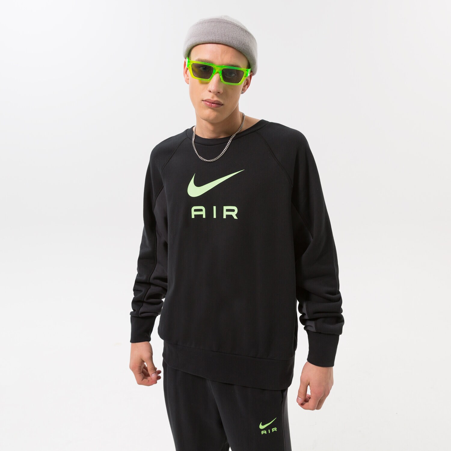 Herren T-Shirt NIKE T-SHIRT M NSW NIKE AIR FT CREW DQ4205011 Schwarz