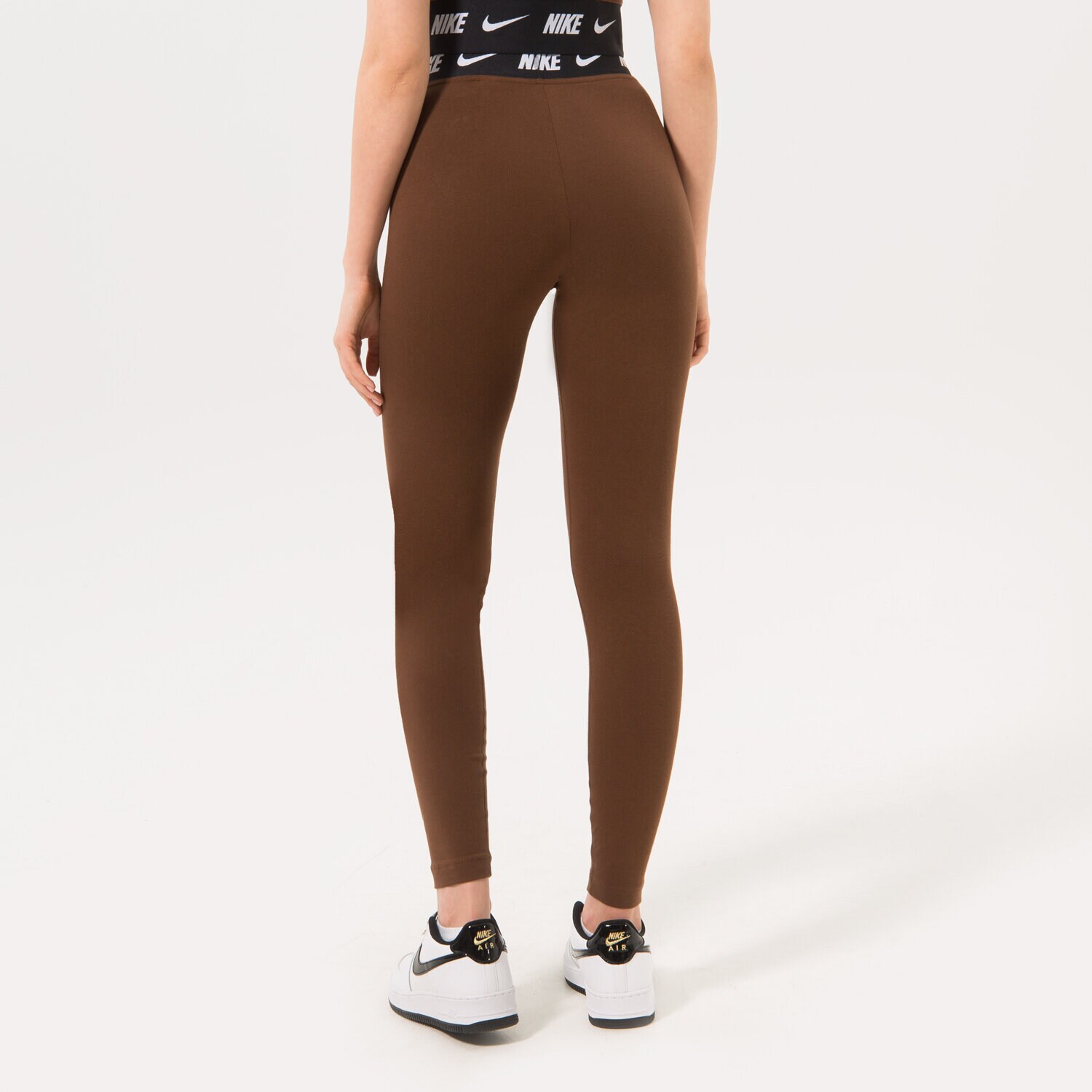 NIKE LEGGINGS HIGH WAISTED LOGO Braun DM4651-259