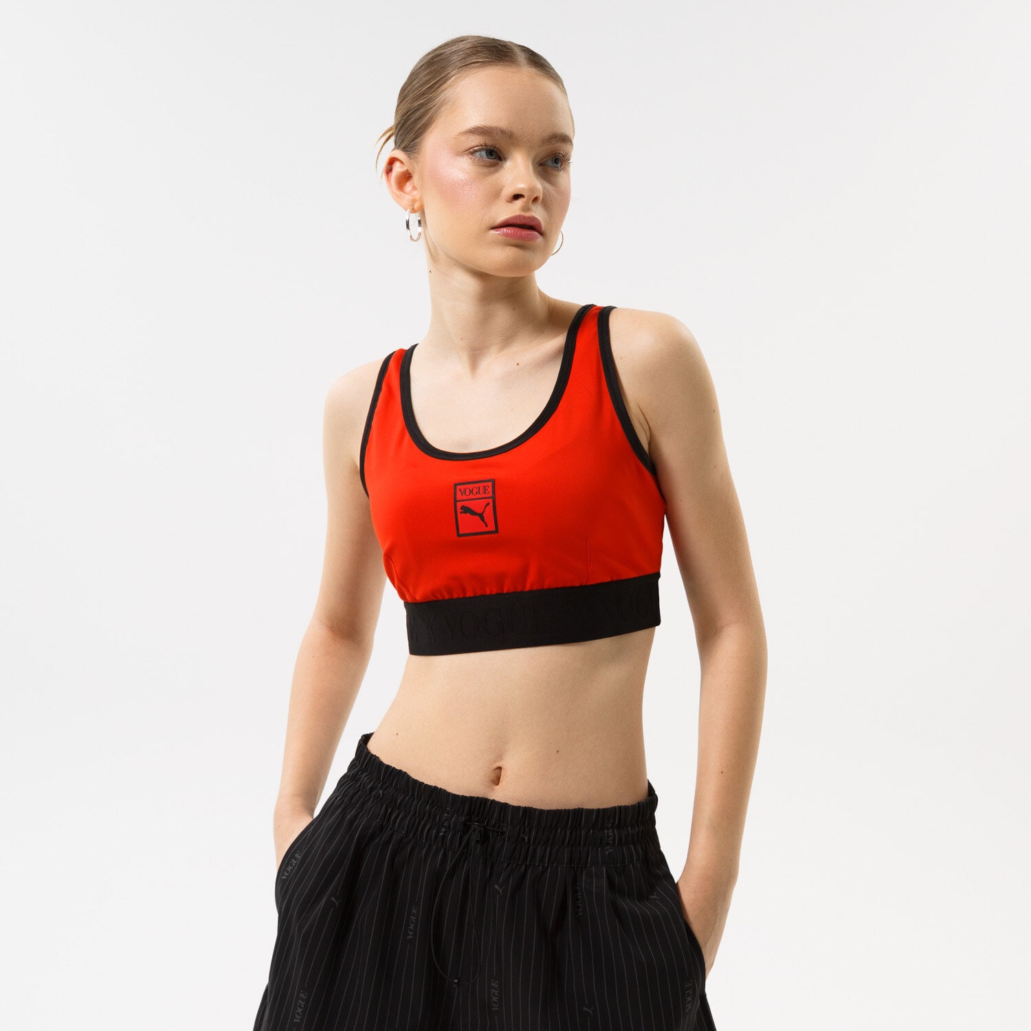 Damen T-Shirt PUMA BRA TOP PUMA X VOGUE BRA TOP 534688-95 Rot