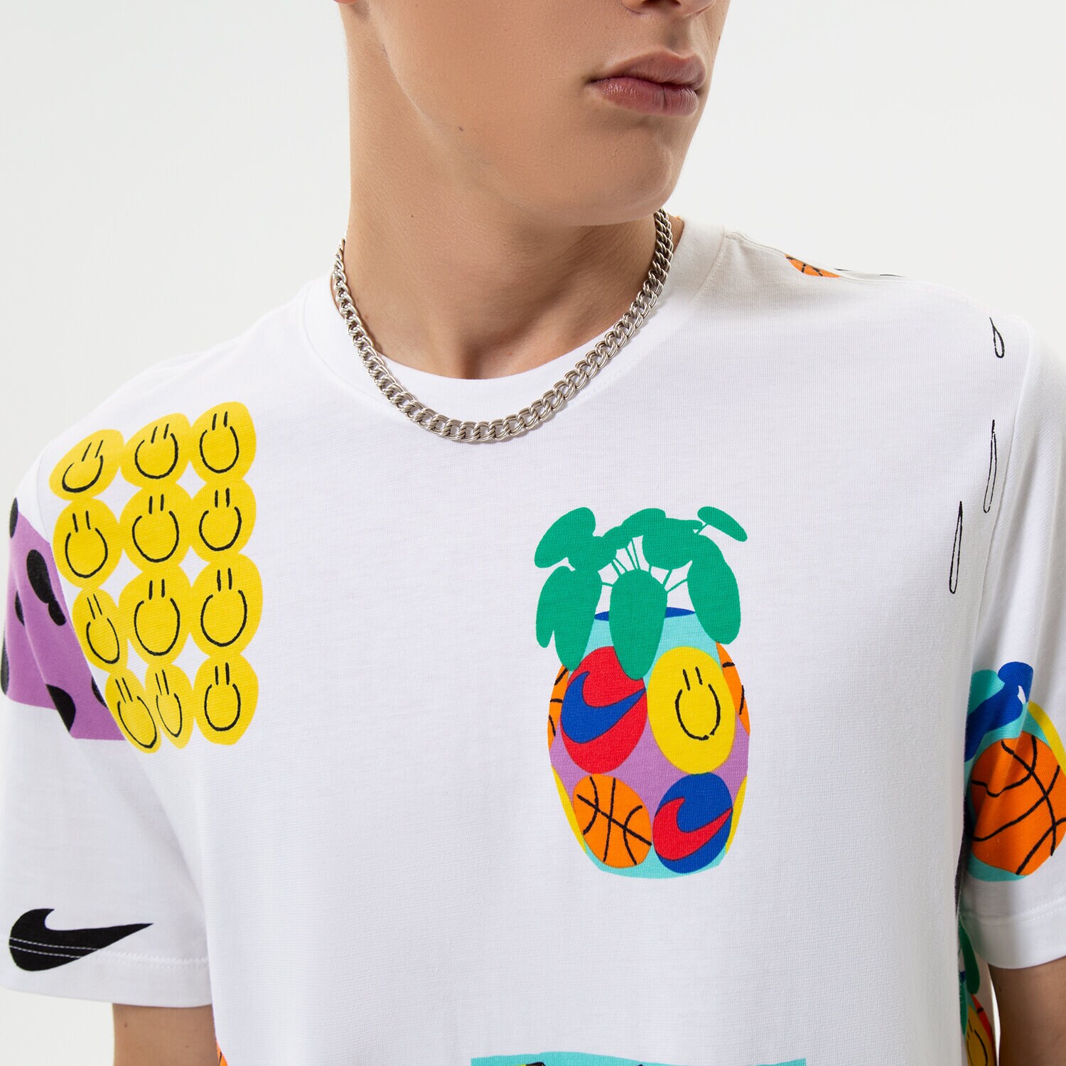 Herren T-Shirt NIKE T-SHIRT DQ1014-100 Multicolor