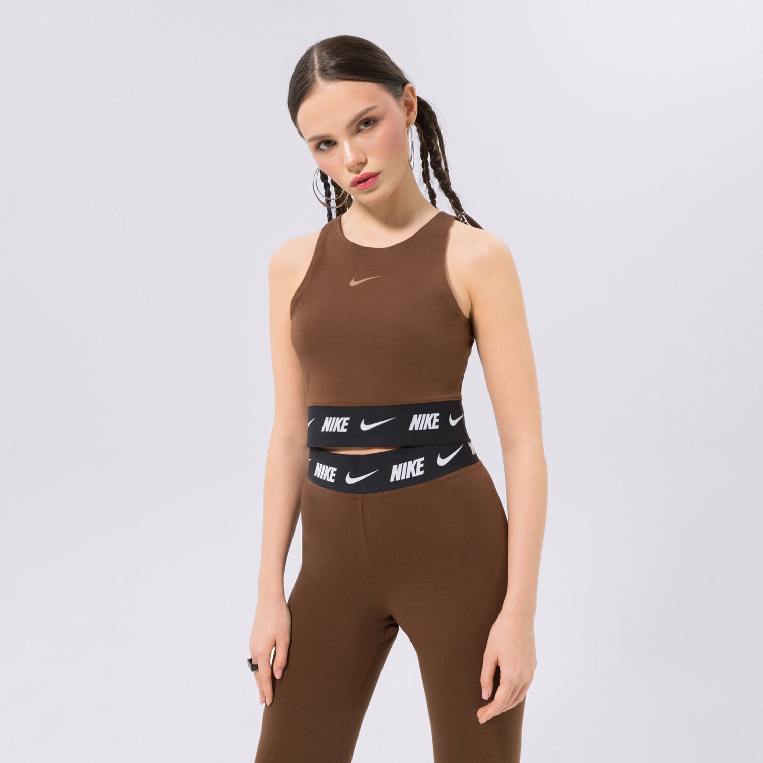 Damen T-Shirt NIKE T-SHIRT DQ9315-259 Braun