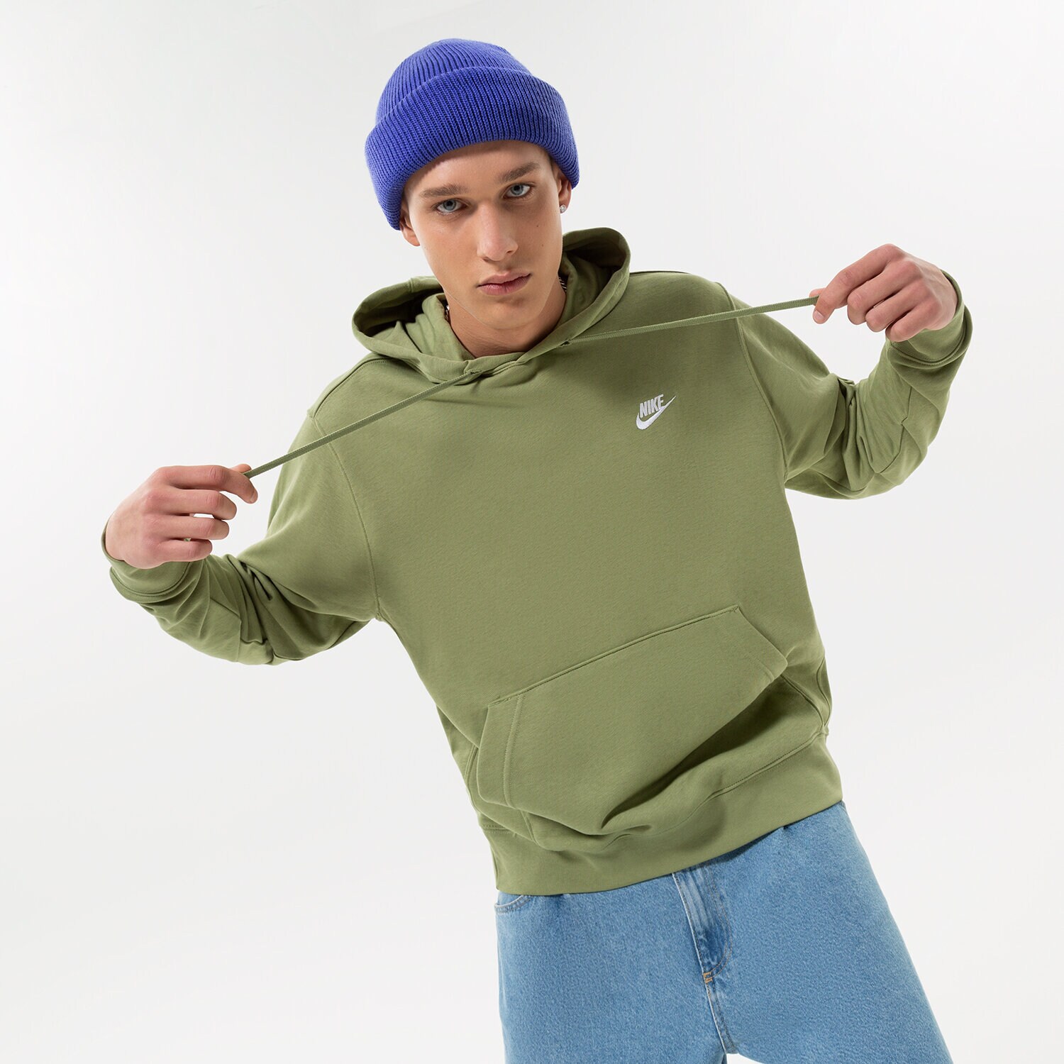 Herren NIKE HOODIE NIKE SPORTSWEAR CLUB CZ7857334 Khaki