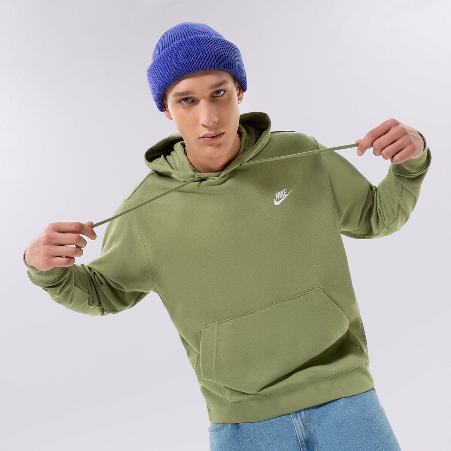Herren NIKE HOODIE NIKE SPORTSWEAR CLUB CZ7857334 Khaki