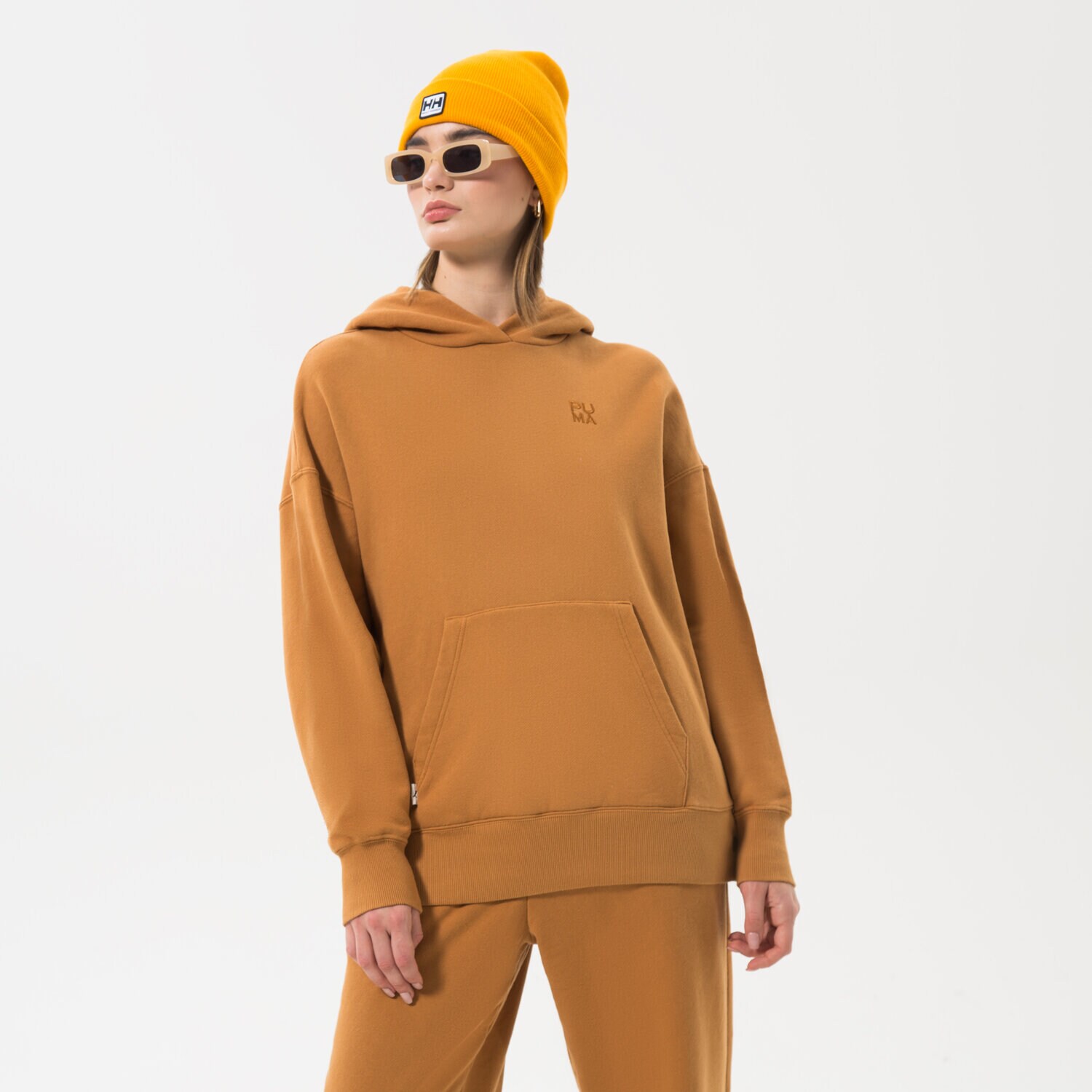 Damen PUMA HOODIE PUMA INFUSE OVERSIZED HOODIE 535643-74 Gelb