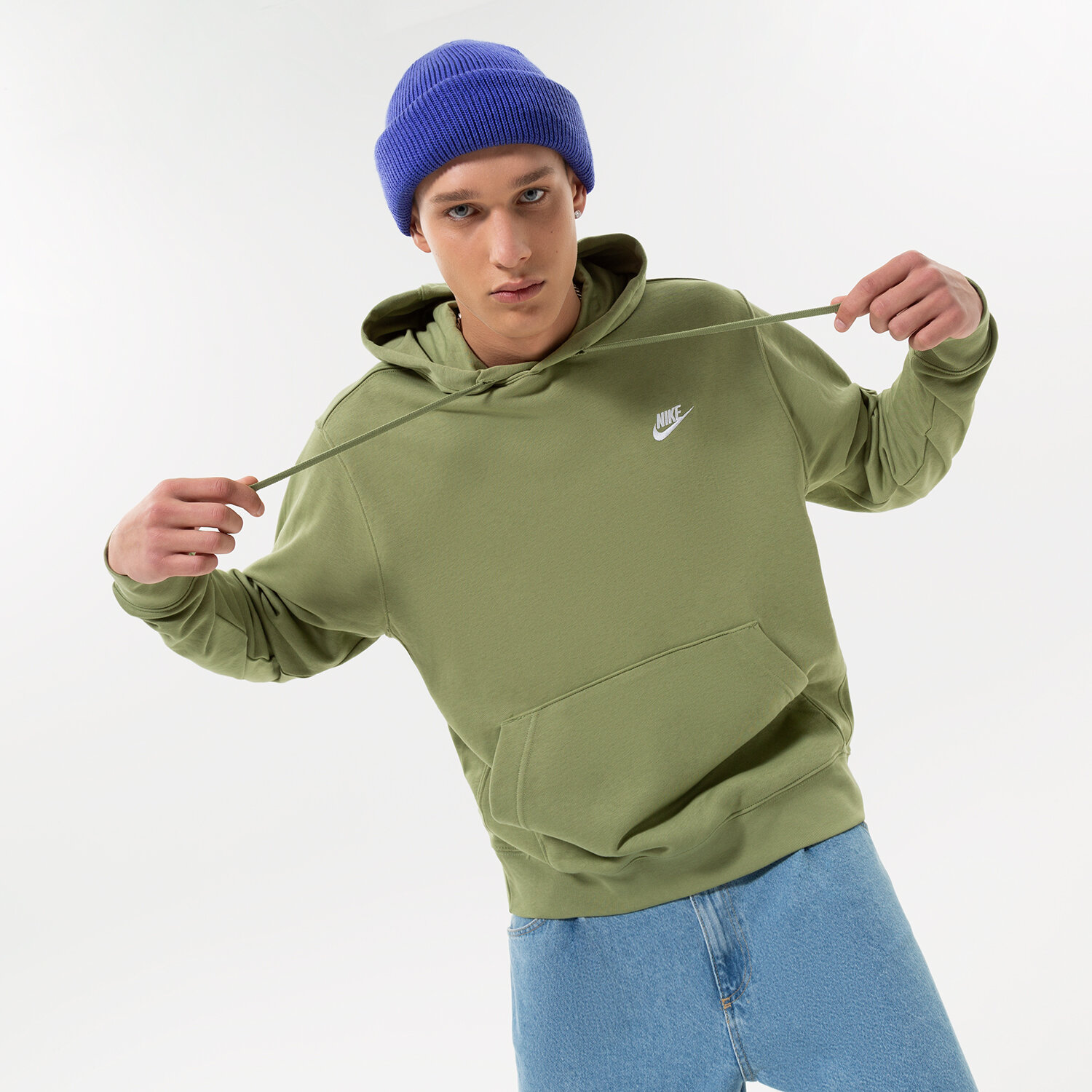 Herren NIKE HOODIE NIKE SPORTSWEAR CLUB CZ7857334 Khaki