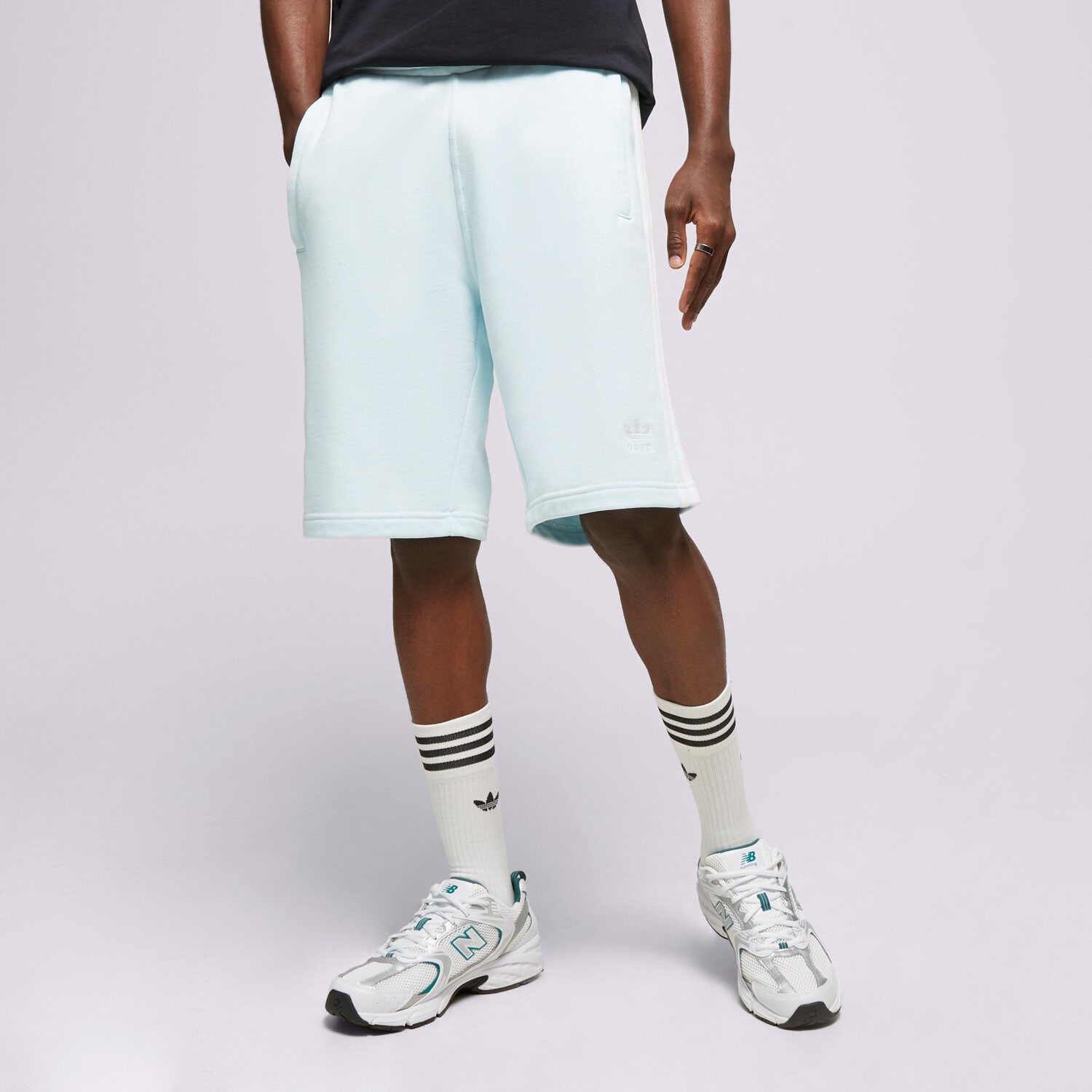 Herren Shorts ADIDAS SHORTS 3-STRIPE SHORT HK7313 Blau