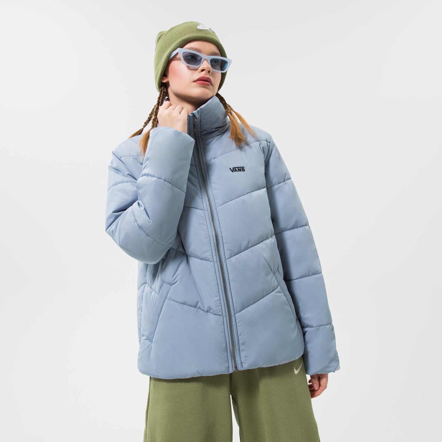 Damen Winterjacke VANS JACKE WINTER FOUNDRY PUFF MTE VN0A7YK5BD21 Blau