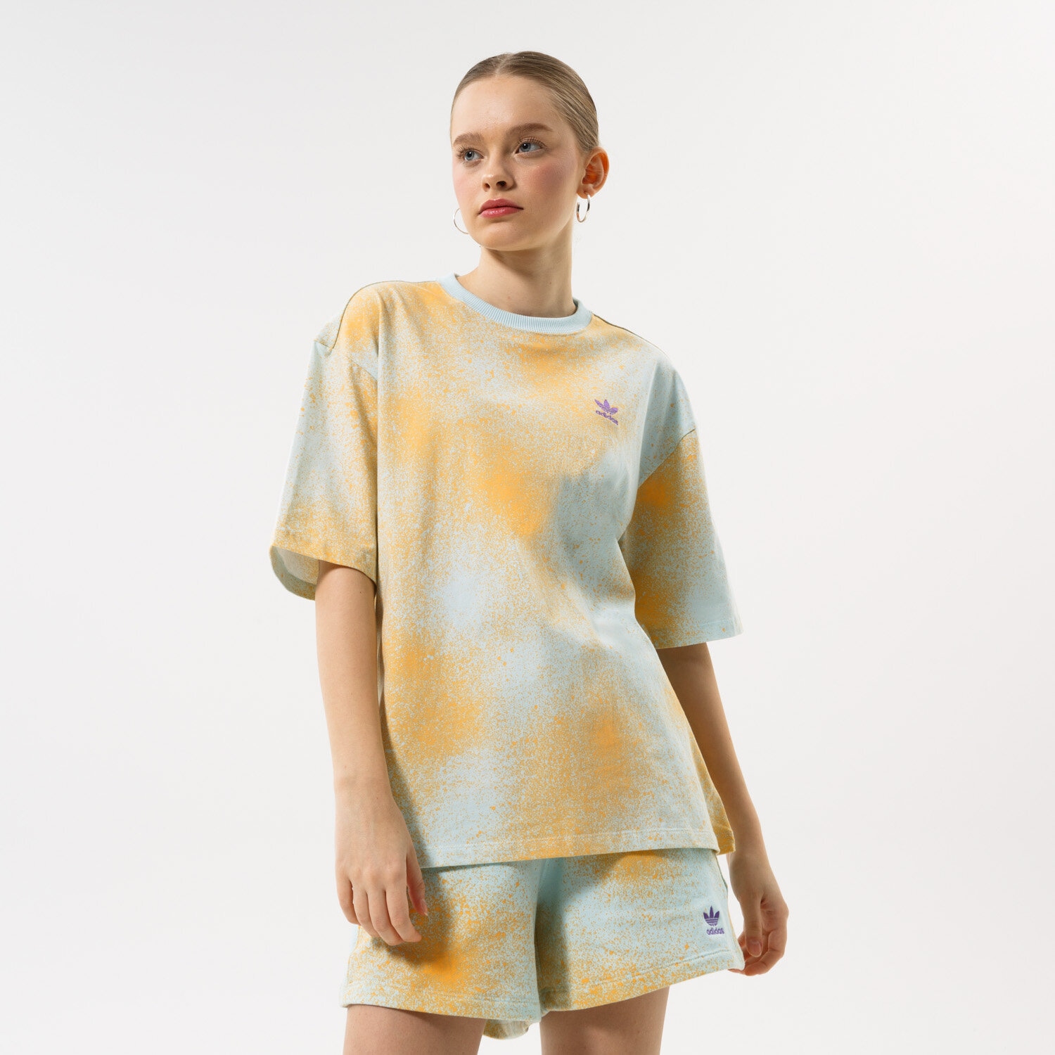 Damen T-Shirt ADIDAS T-SHIRT AOP TEE HL6598 Multicolor