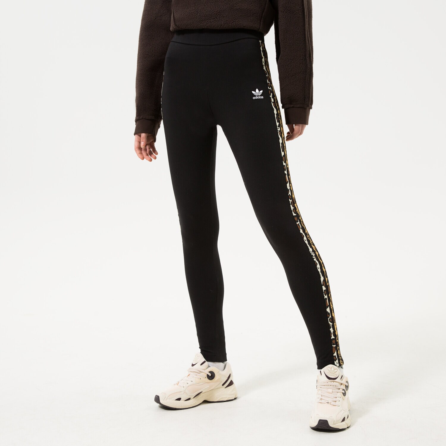 Damen Hosen ADIDAS LEGGINGS 3 STRIPES TIGHT HB4767 Schwarz