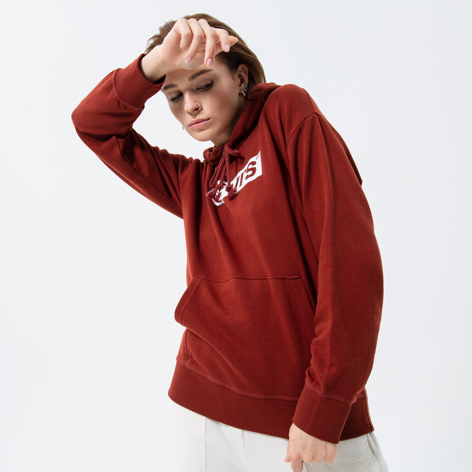 Damen LEVI'S HOODIE GRAPHIC STANDARD HOODIE 18487-0178 Dunkelrot