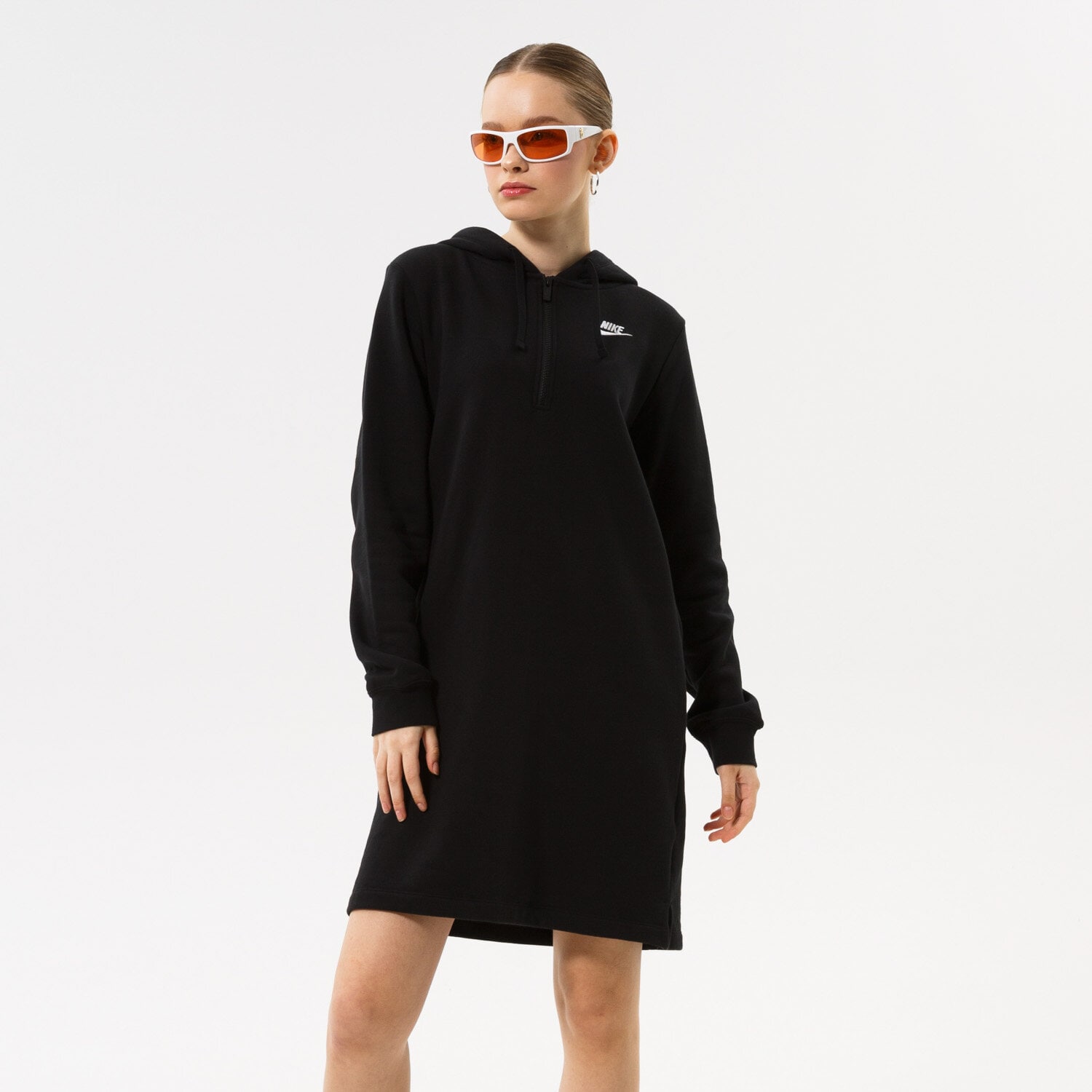 Damen Kleid NIKE KLEID W NSW CLUB FLC TRAININGSANZUGS DQ6765-010 Schwarz