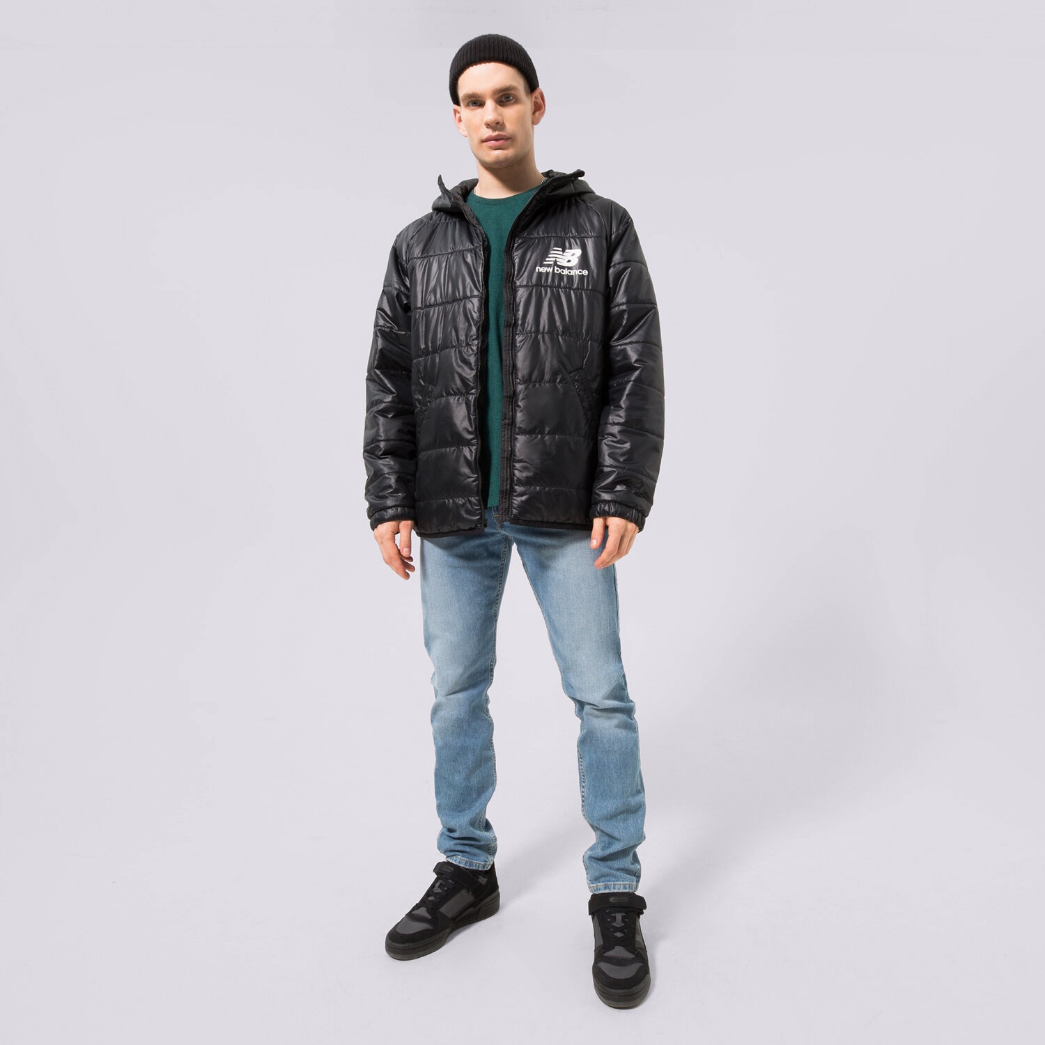 NEW BALANCE JACKE WINTER NB ATHLETICS WINTERIZED Schwarz MJ13513BK