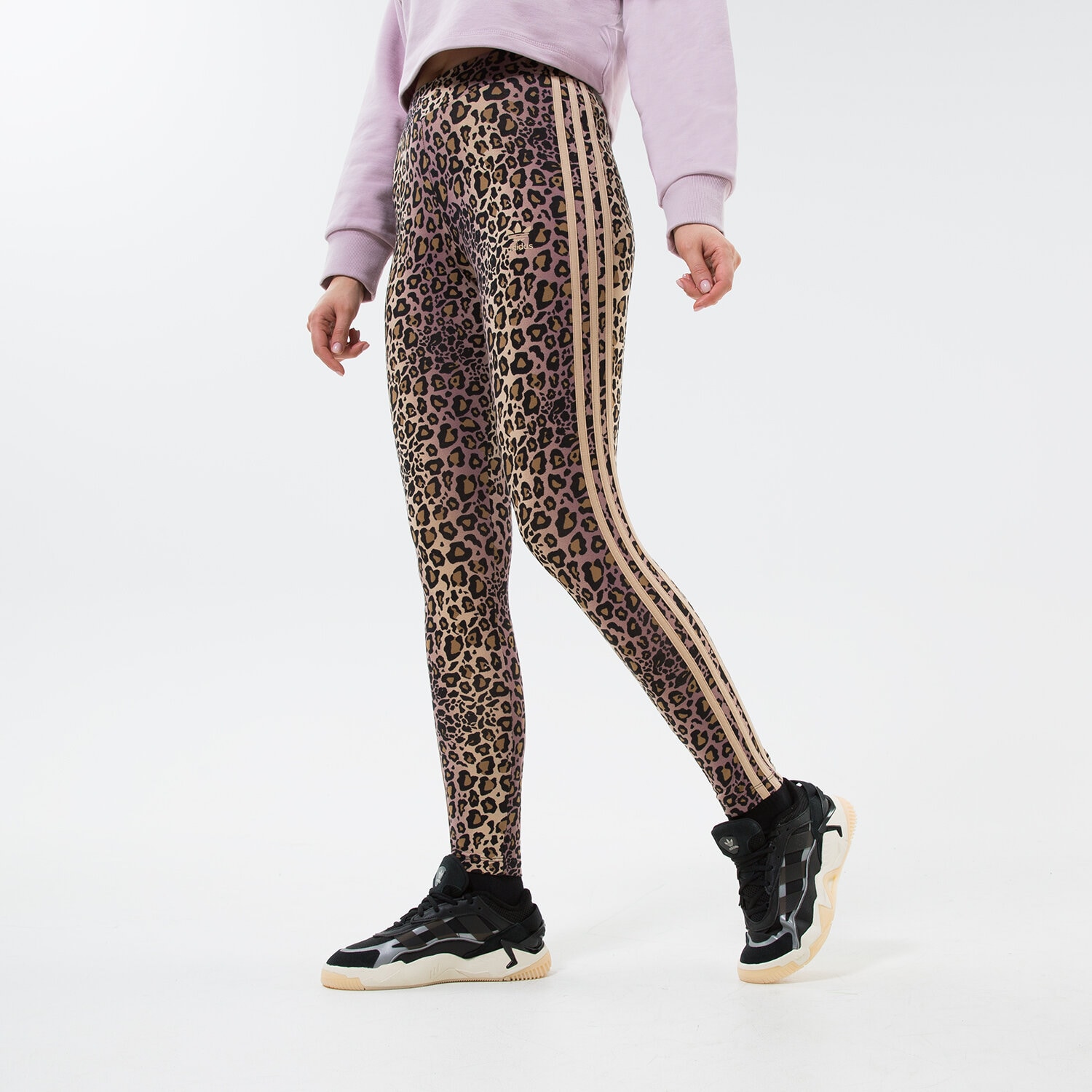 Damen Hosen ADIDAS LEGGINGS 7/8 LEGGINGS HK5191 Braun