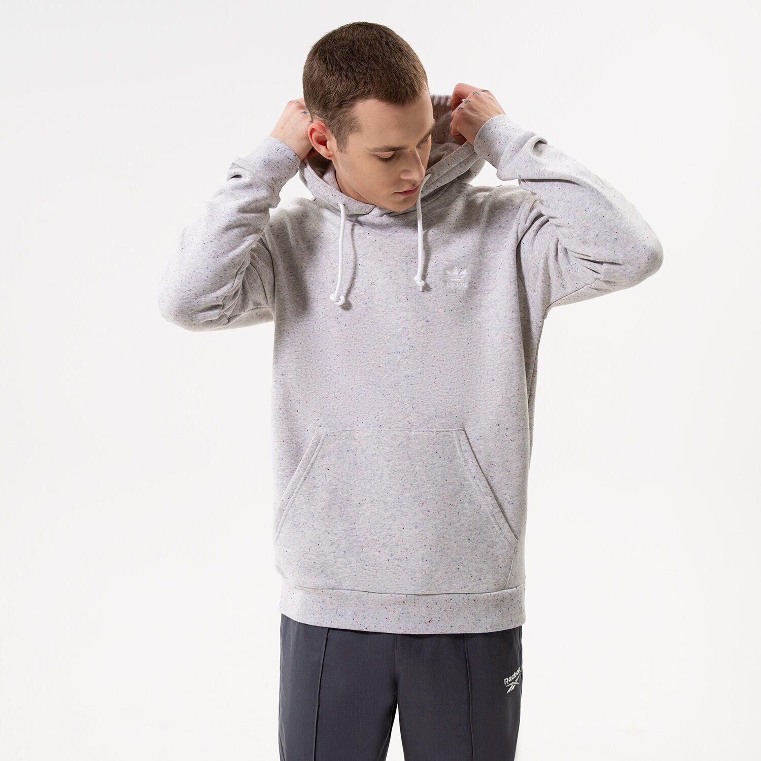 Herren ADIDAS HOODIE ESS+ SUST HOODI HK7538 Grau