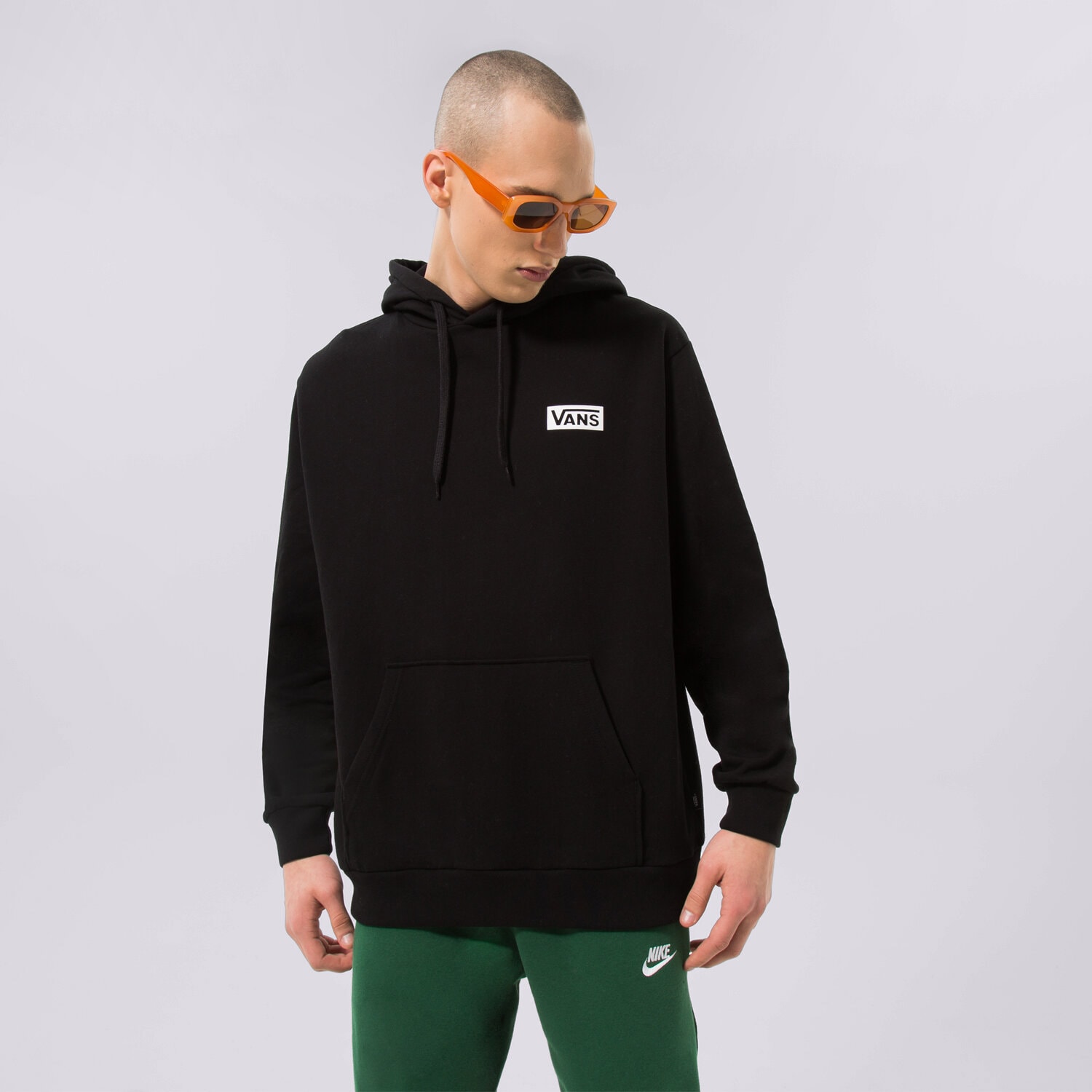 Herren VANS SWEATSHIRT FOUNDATION MINI LOGO PO HOODY VN0007FNBLK1 Schwarz