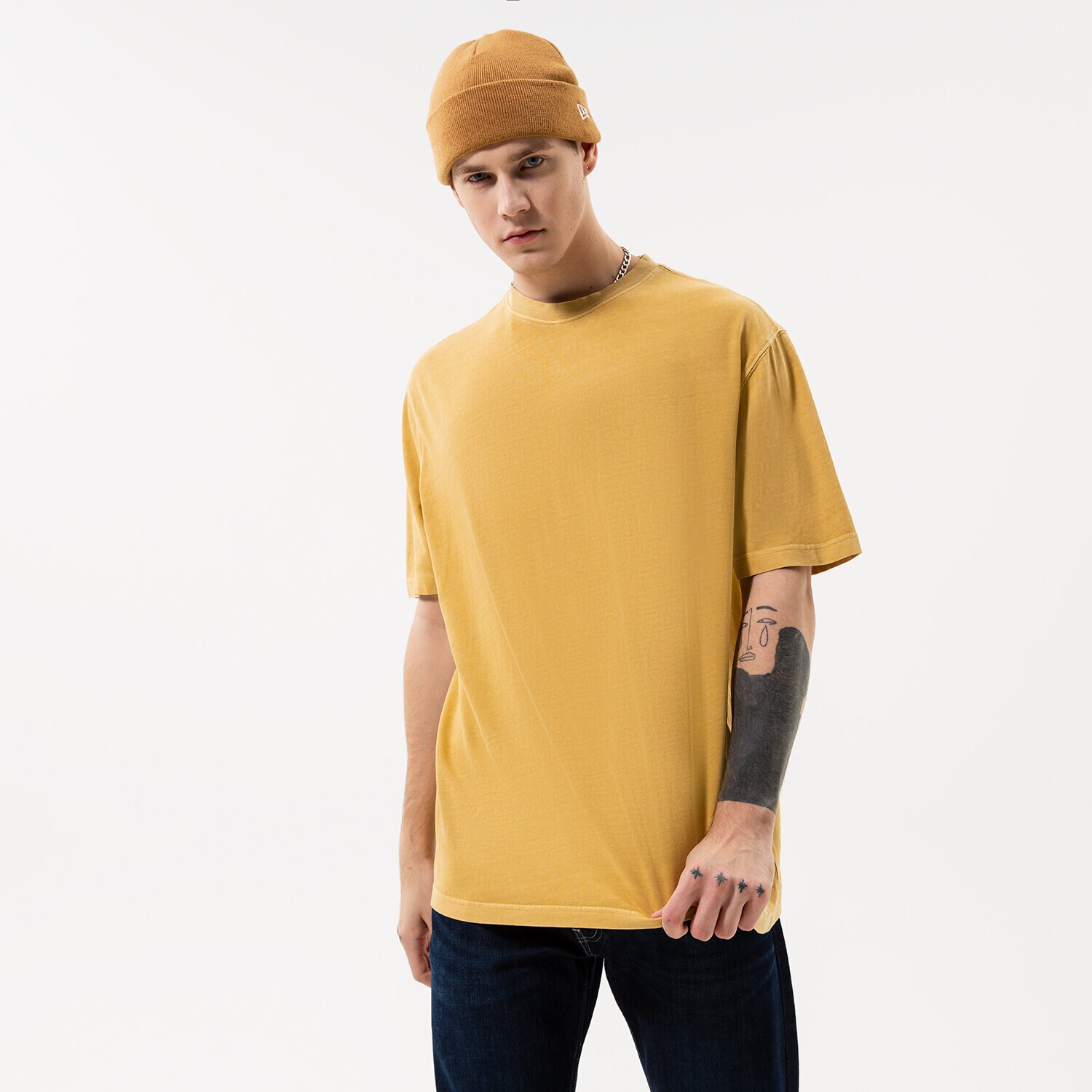 Herren T-Shirt REEBOK T-SHIRT CLASSIC NATURAL DYE TEE HK7090 senfgelb