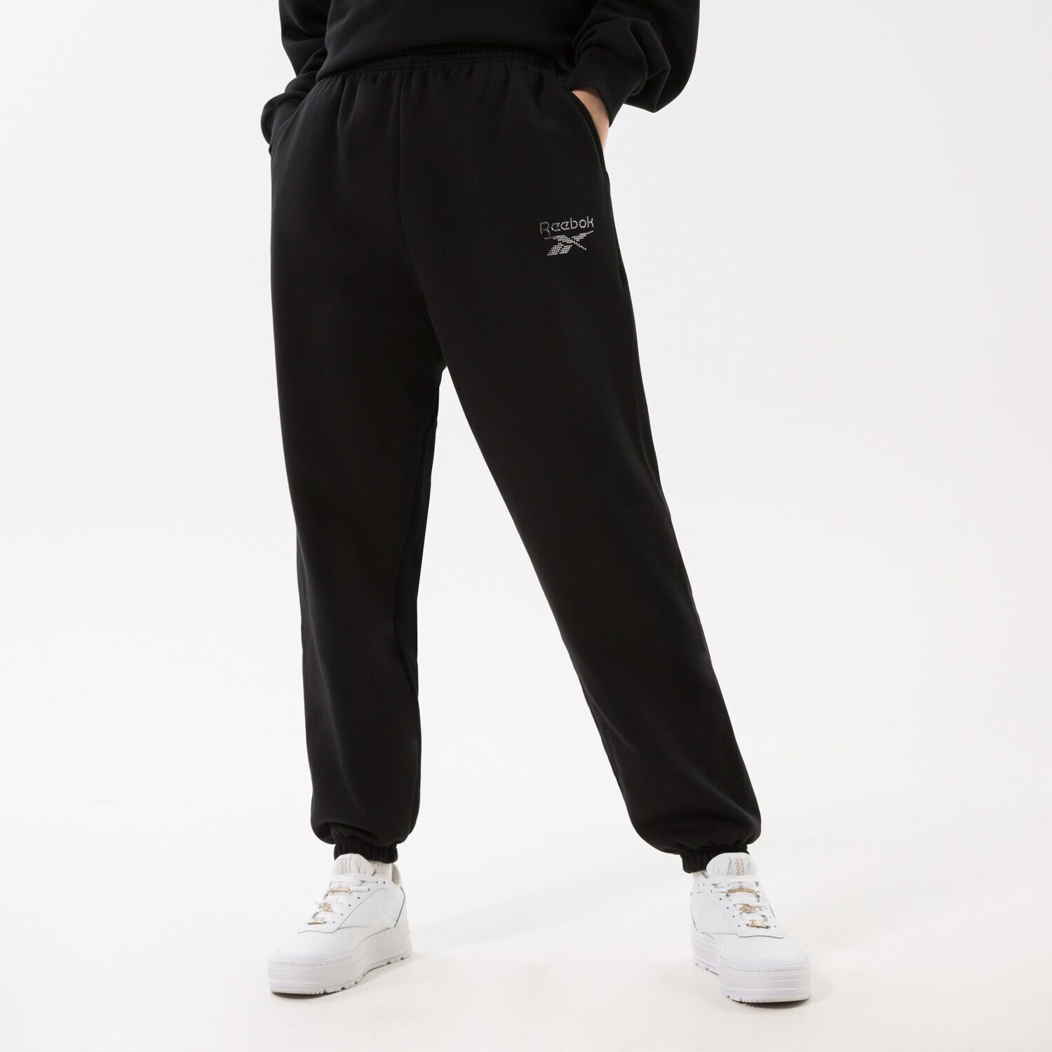 Damen Hosen REEBOK HOSE CLASSICS SPARKLE PANT BLACK IC3774 Schwarz