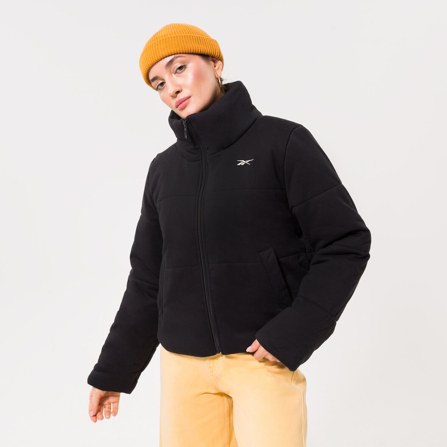 Damen Winterjacke REEBOK JACKE WINTER S PUFFER JACKET BLACK HH7248 Schwarz