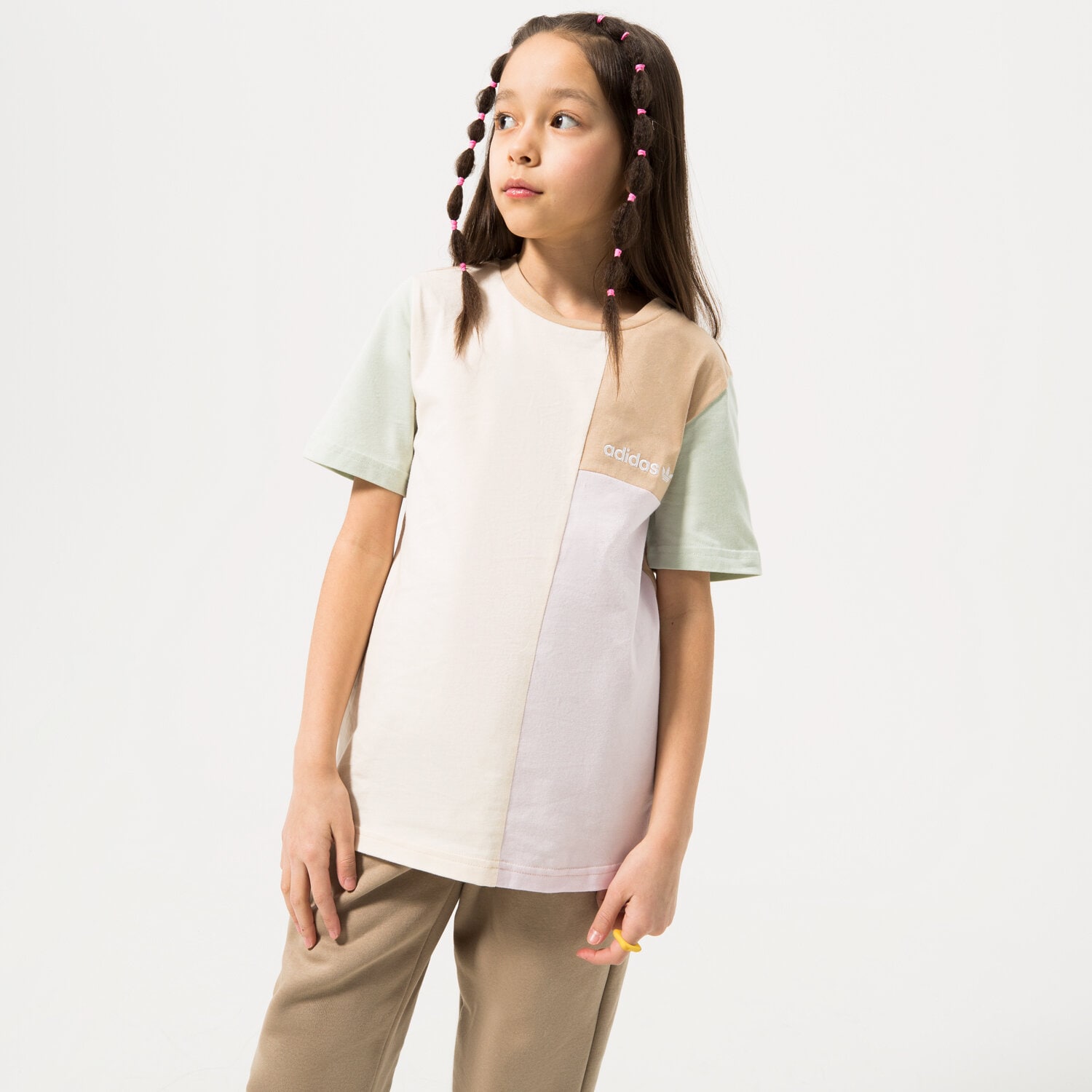 Kinder T-Shirt ADIDAS T-SHIRT GIRL HK9815 Rosa