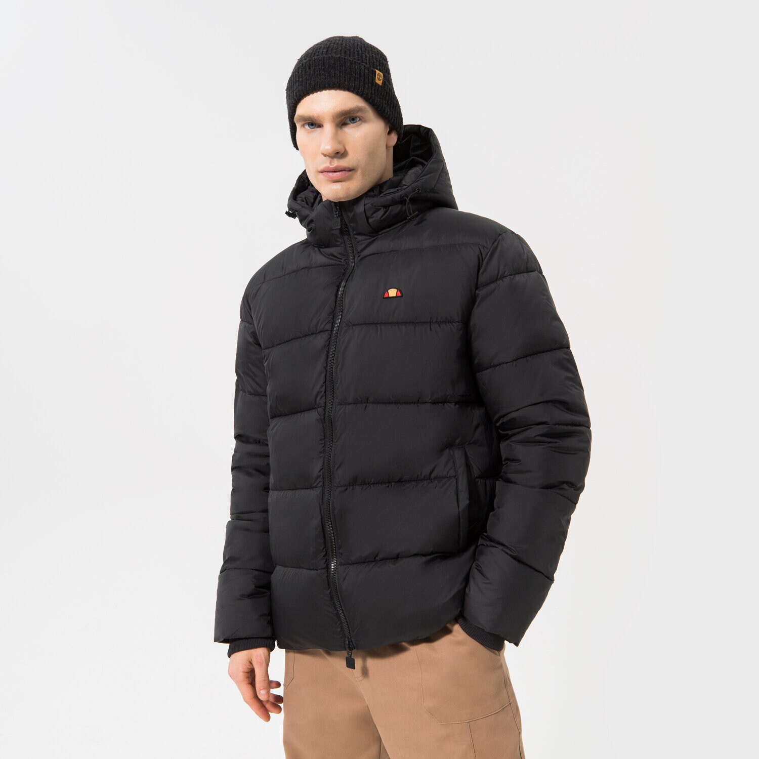 Herren Winterjacke ELLESSE DAUNENJACKE PADDERO JACKET BLK SHQ17079011 Schwarz