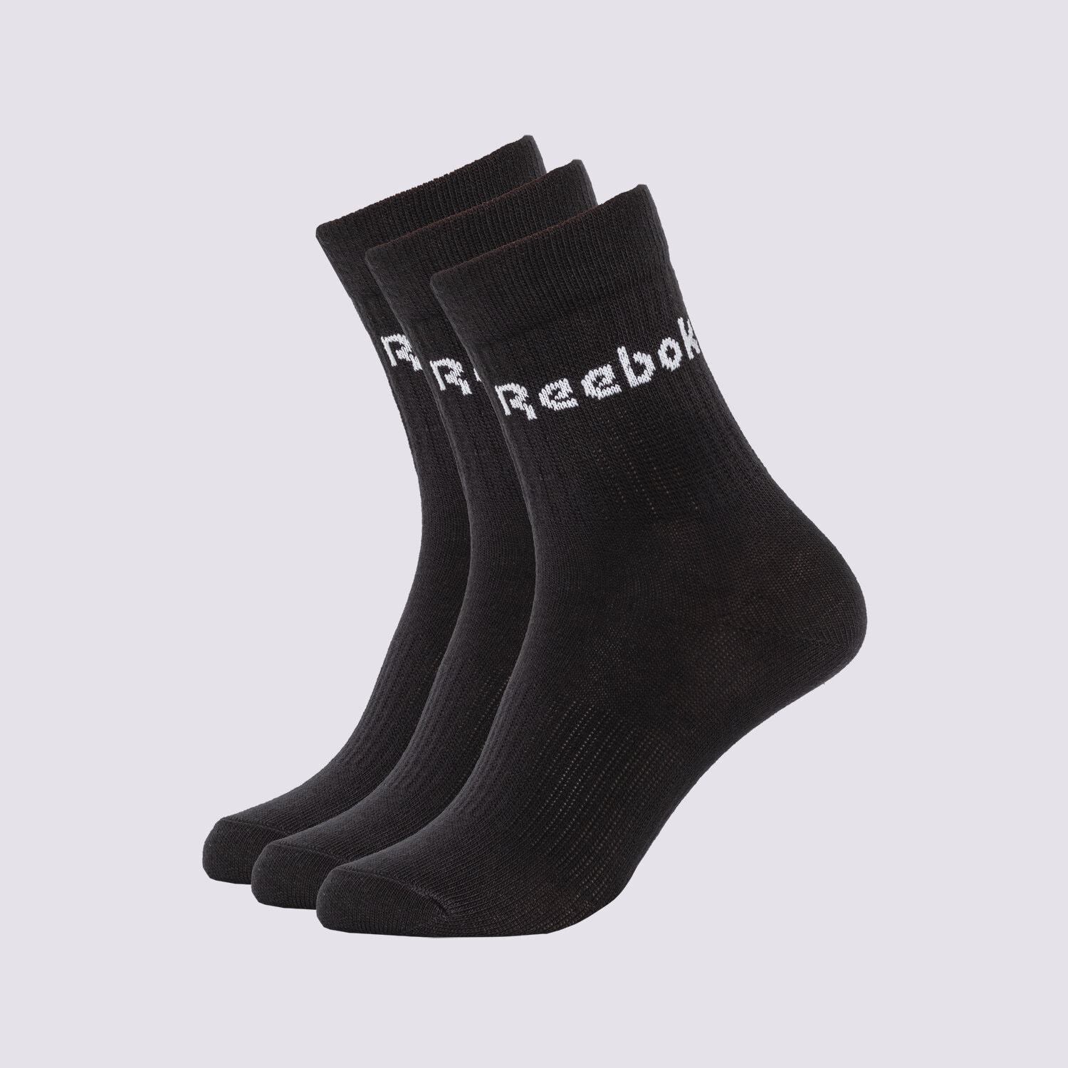Damen Socken REEBOK SOCKEN ACT CORE MID CREW SOCK 3P GH0331 Schwarz