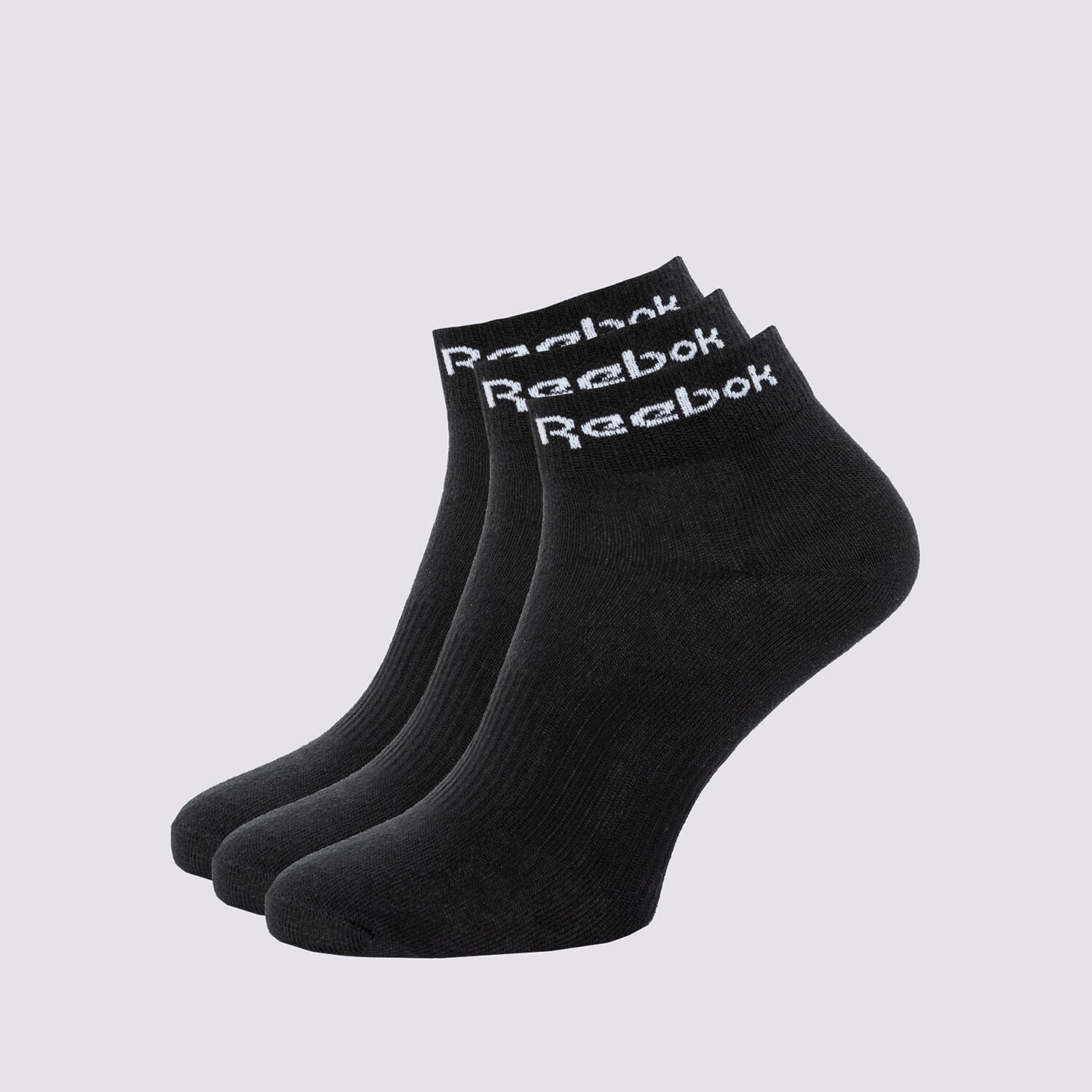 Damen Socken REEBOK SOCKEN ACT CORE ANKLE SOCK 3P GH8166 Schwarz