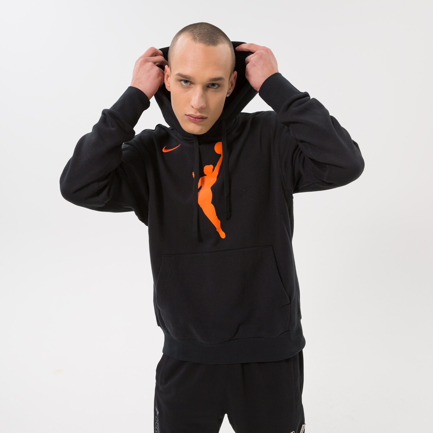 Damen NIKE HOODIE WNBA M NK PO FLC ESSNTL W13 NBA DR9596-010 Schwarz