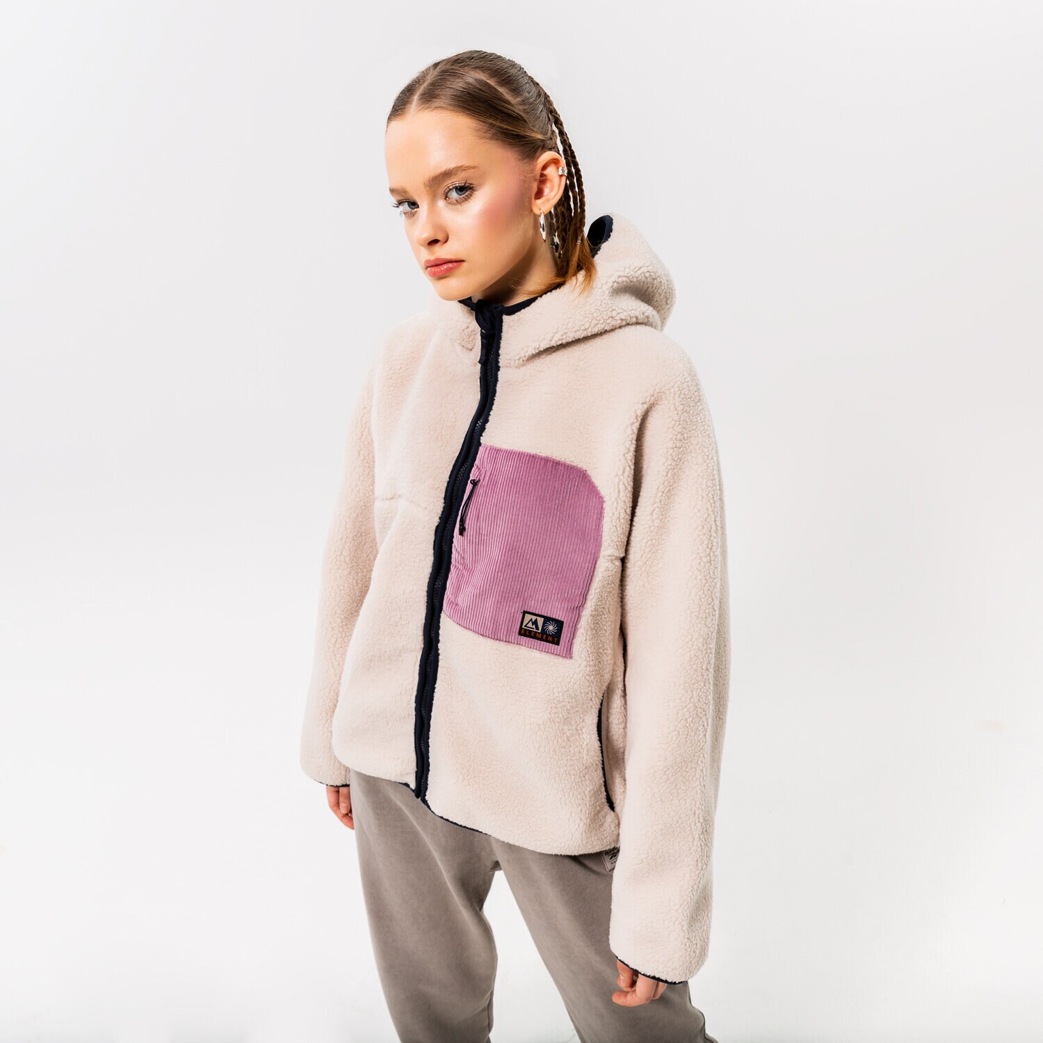 Damen Winterjacke ELEMENT JACKE GRETA F3WAA4-13 Weiß
