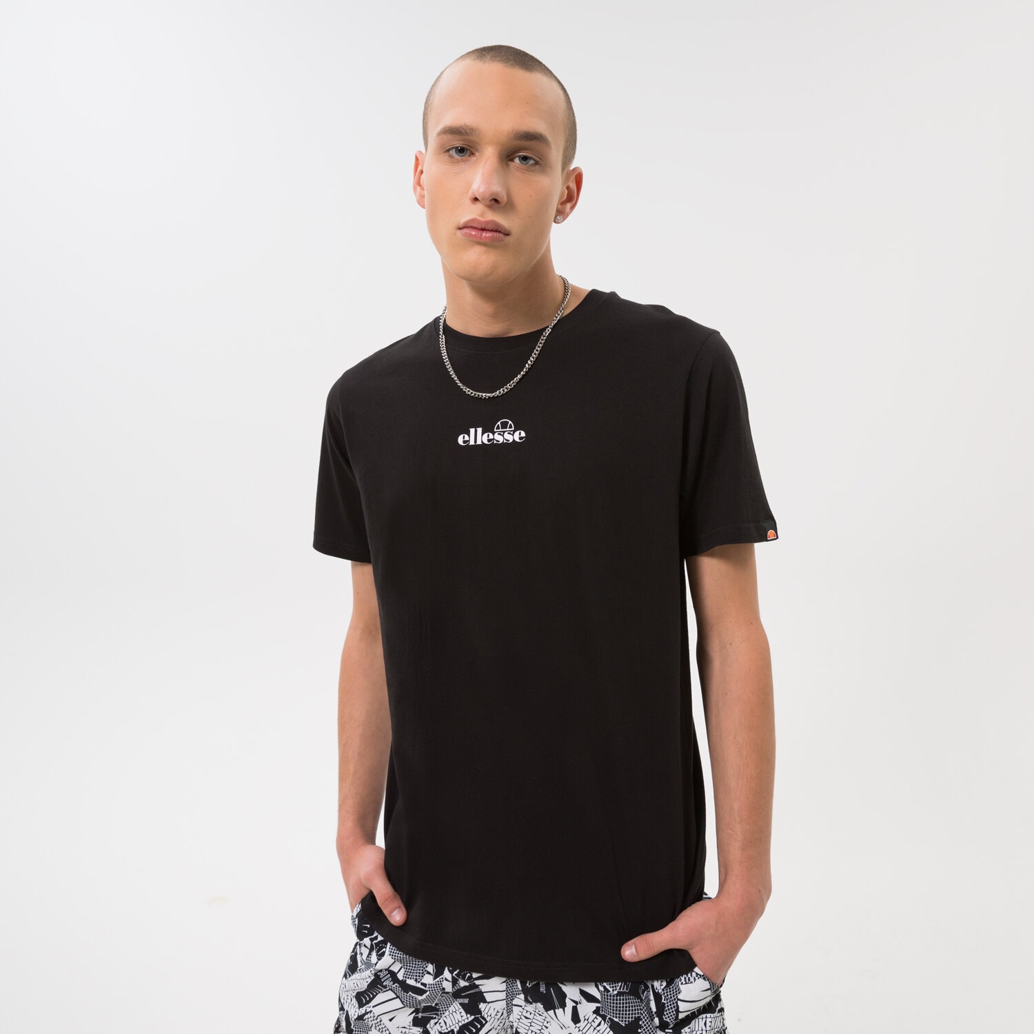 Herren T-Shirt ELLESSE T-SHIRT OLLIO TEE SHIRT BLK