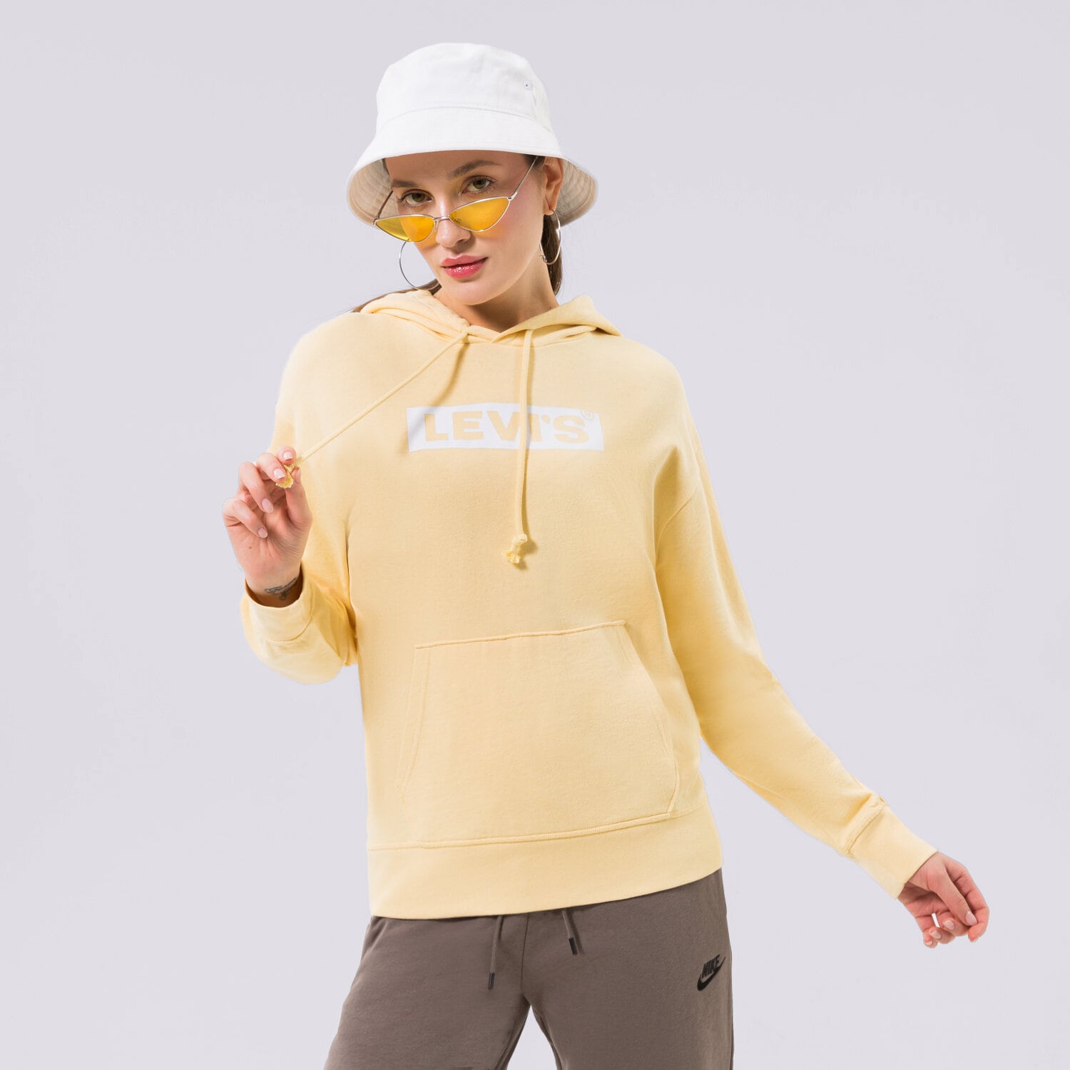 Damen LEVI'S HOODIE GRAPHIC STANDARD HOODIE 18487-0180 Beige