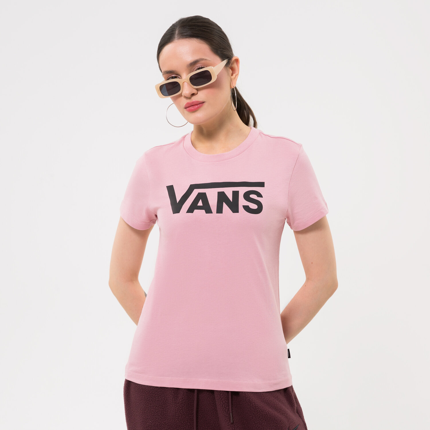 Damen T-Shirt VANS T-SHIRT WM FLYING V CREW TEE FLYING V ZEPHYR