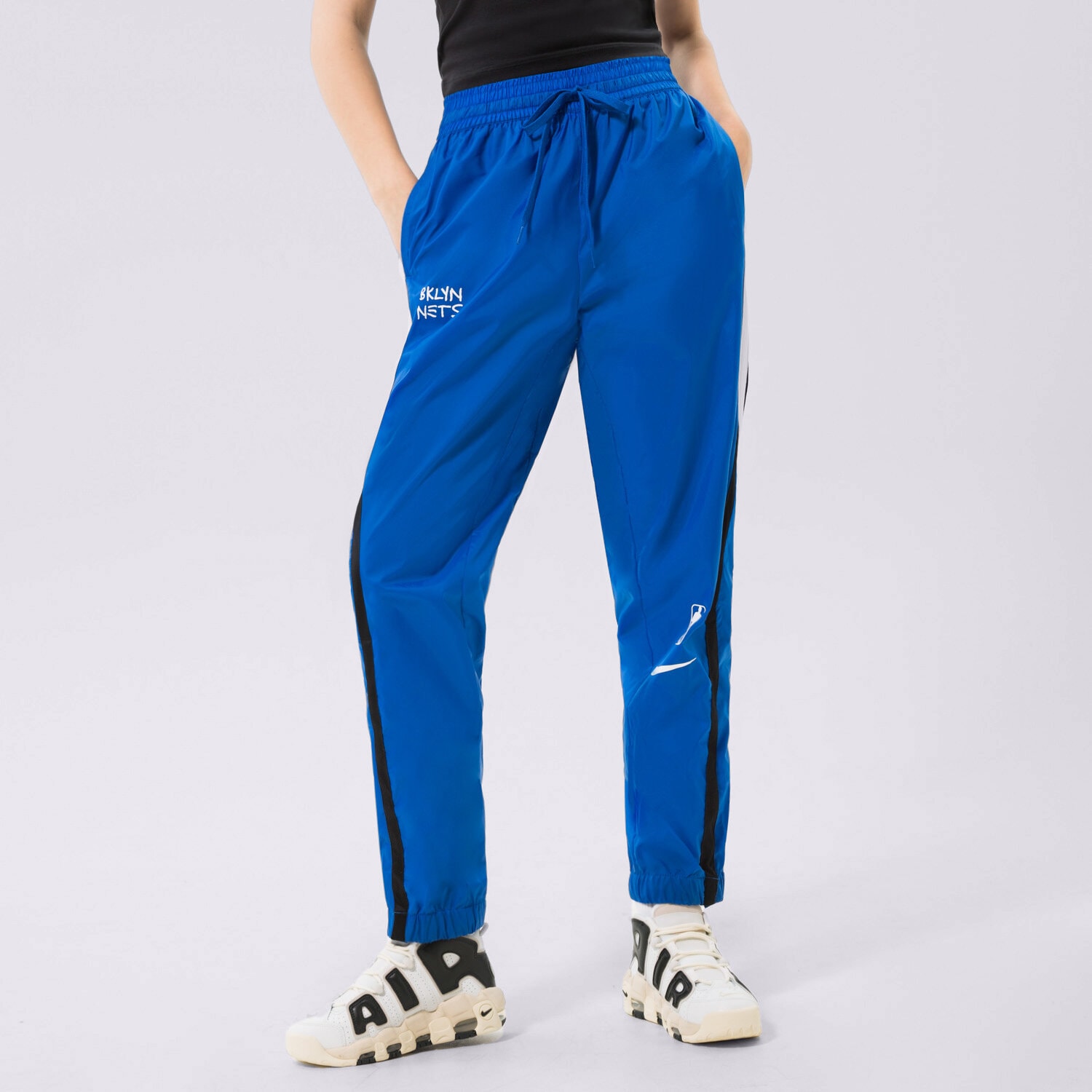 Damen Hosen NIKE HOSE BKN W NK TRKST PANT CTS CE NBA DO0129-463 Blau