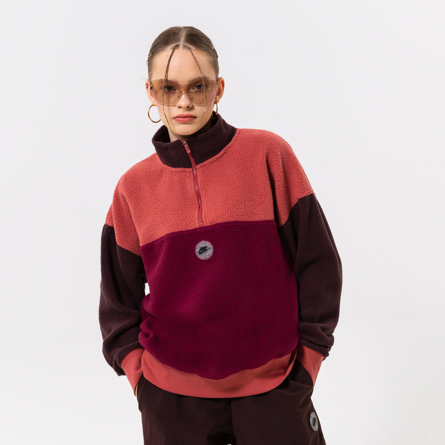 Damen NIKE SWEATSHIRT W NSW QZ SU DZ4612-638 Multicolor