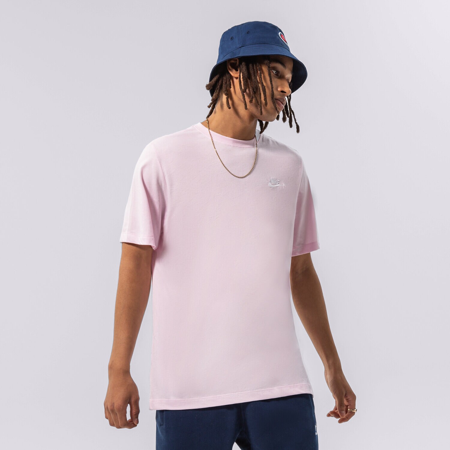 Herren T-Shirt NIKE T-SHIRT SPORTSWEAR CLUB AR4997-665 Rosa