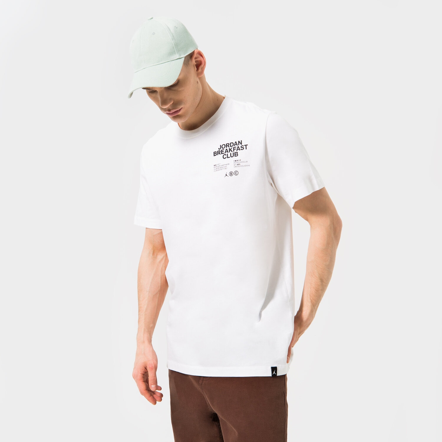 Herren T-Shirt JORDAN T-SHIRT M J DF SPRT BC SS GX CREW DQ7384-100 Weiß