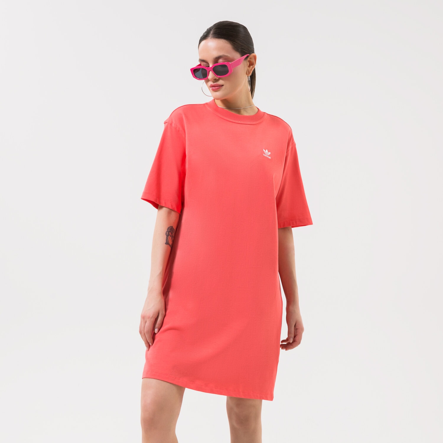 Damen Kleid ADIDAS KLEID HC2043 HC2043 Rosa