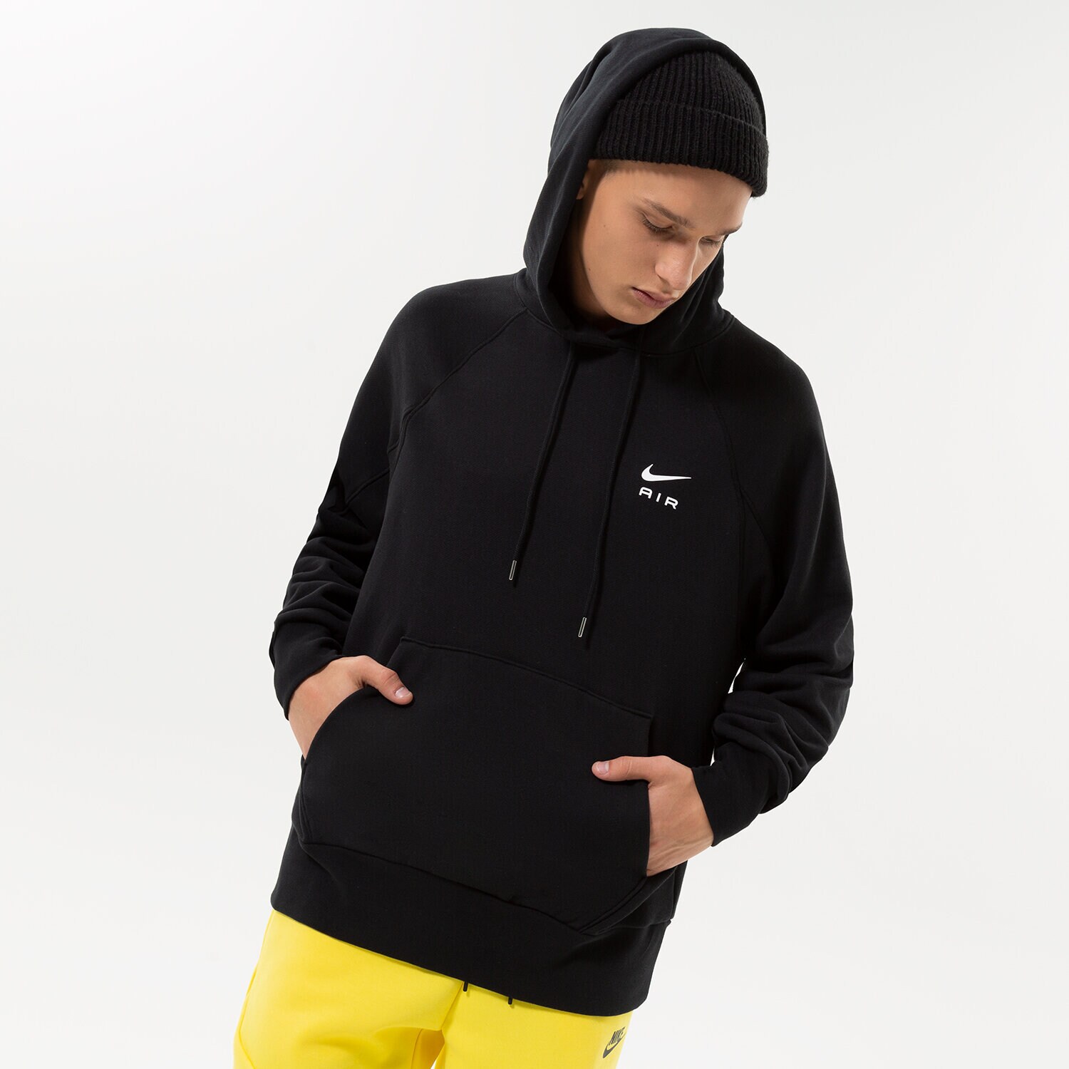 Herren NIKE HOODIE M NSW NIKE AIR FT PO HOODIE DQ4207-010 Schwarz