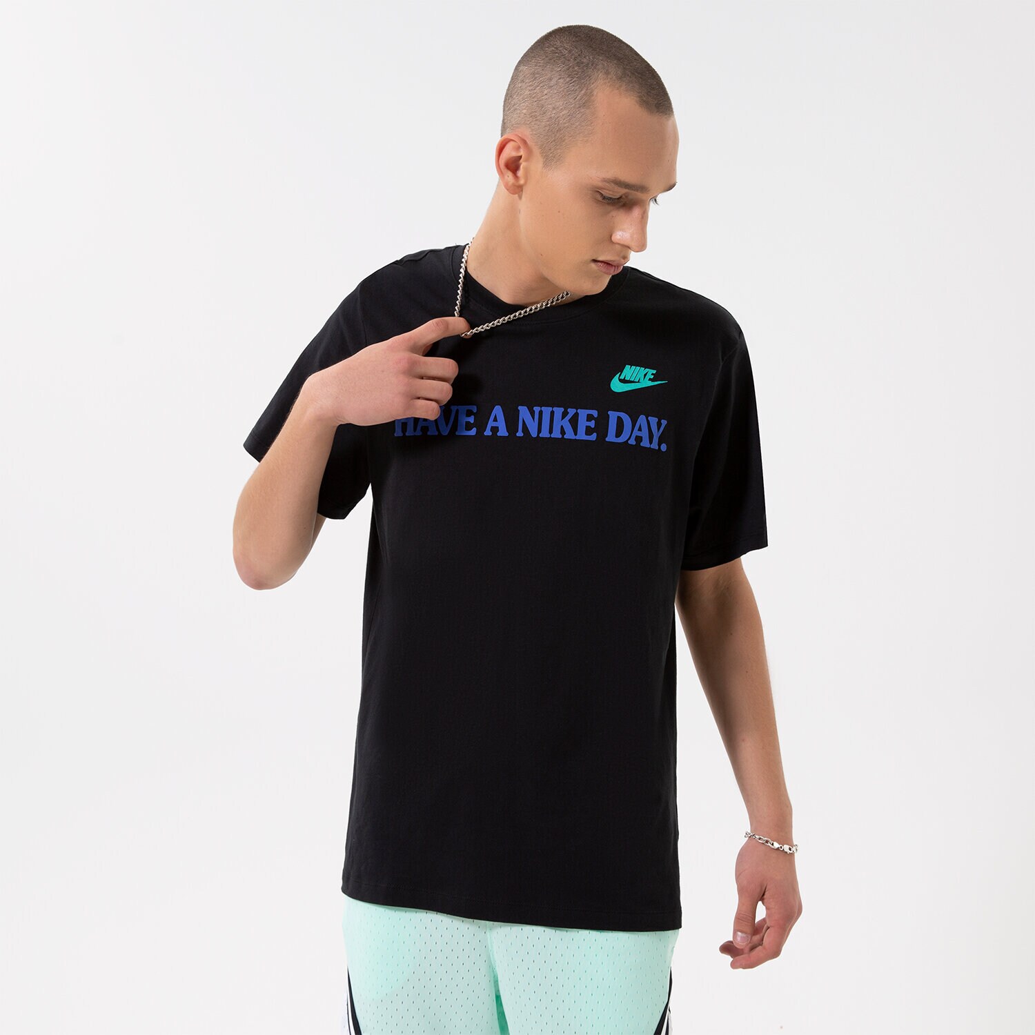 Herren T-Shirt NIKE T-SHIRT DM6397-010 Schwarz